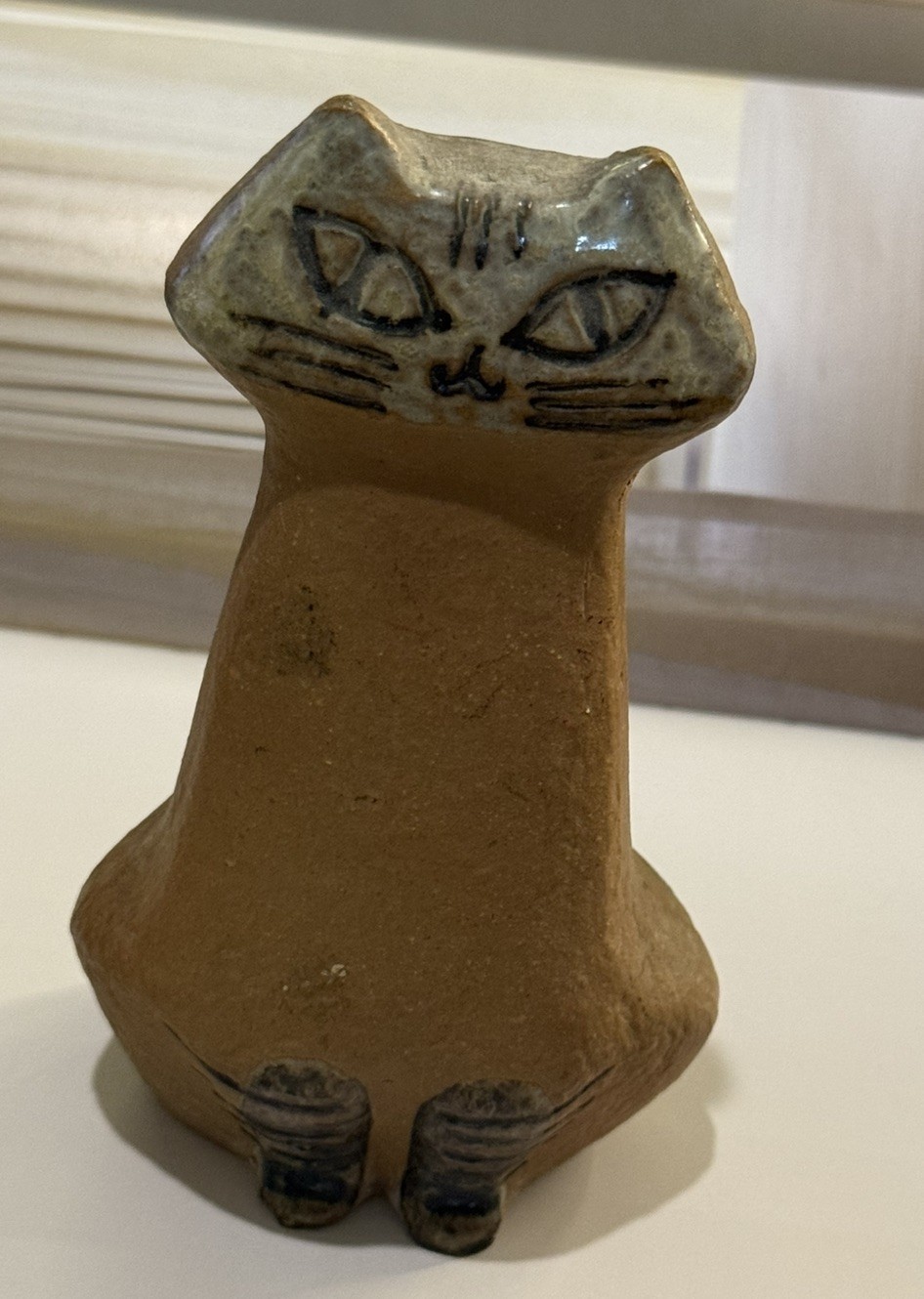 MCM Lisa Larson Cat Figurine Lilla Zoo Gustavsberg Sweden Art Pottery