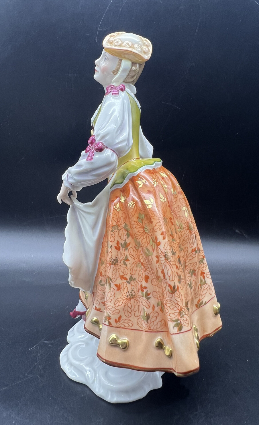 Vintage ROSENTHAL Gustav Oppel Porcelain 9.75” Figurine Rococo Dancer #1518