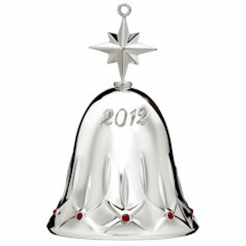 Waterford Crystal | 2012 LISMORE BELL ORNAMENT ✪NEW✪ 158557 SILVER RARE RETIRED