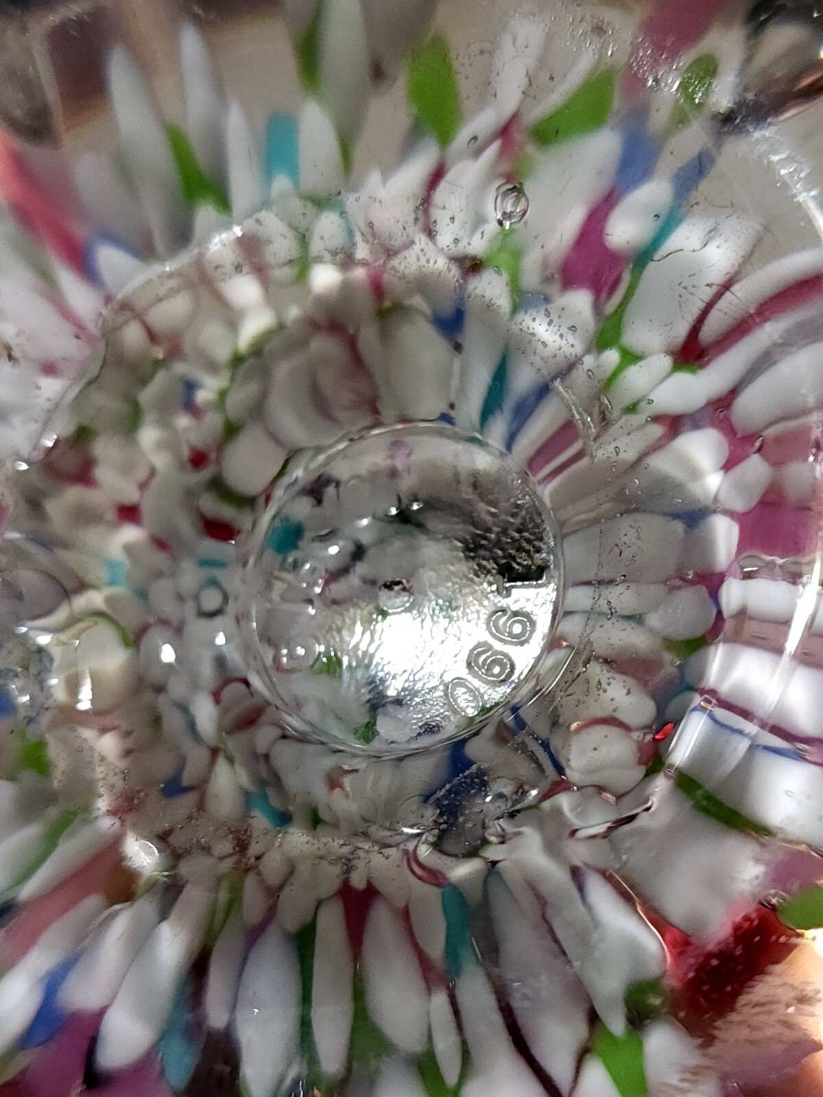 MASSIVE Large 5″ Vintage Gibson 1990 Art Glass Sulphide ELEPHANT Paperweight