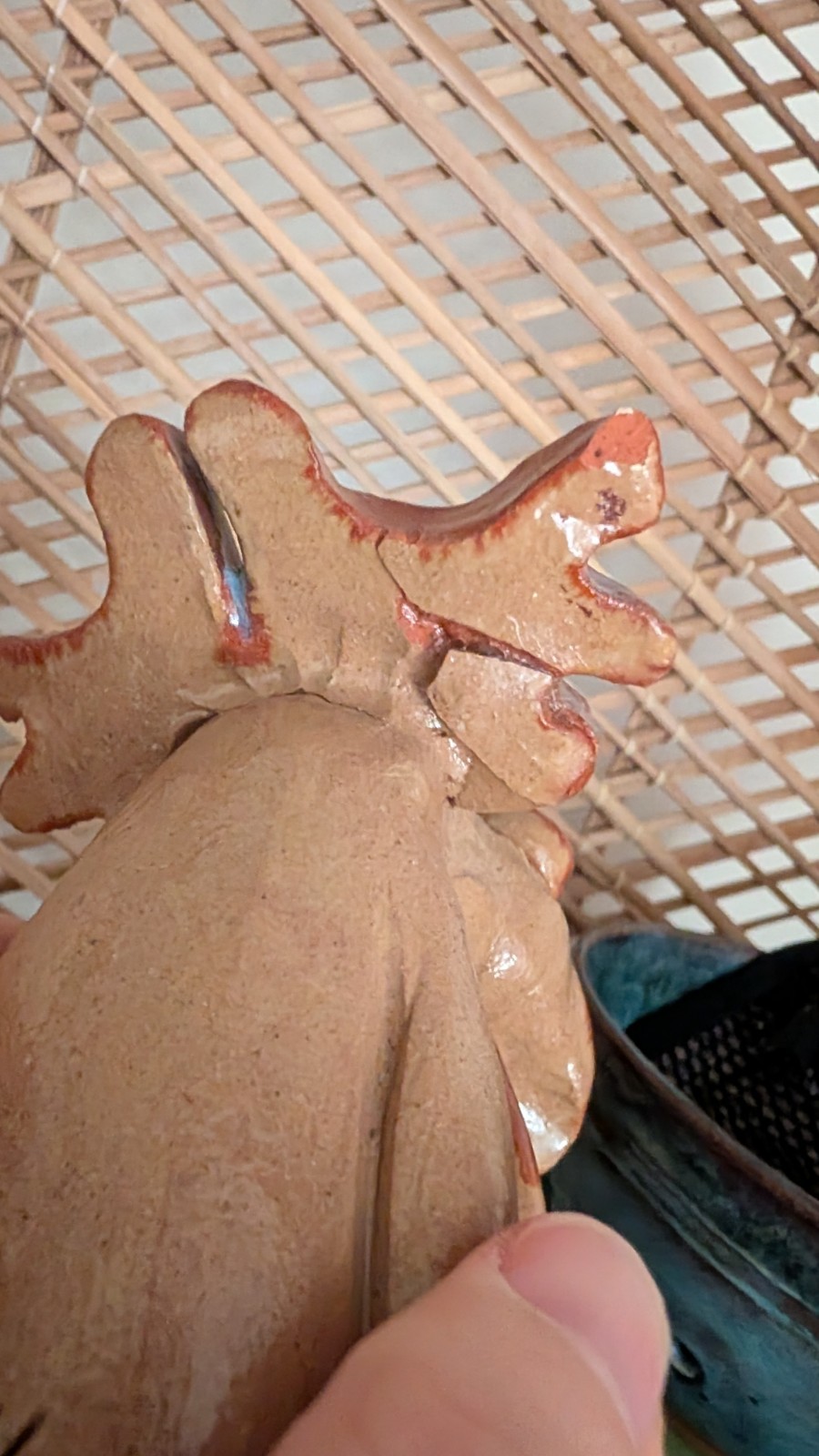 Lot of 2 Nancy & Bill Vintage Art Pottery Moose Clay Sculpture