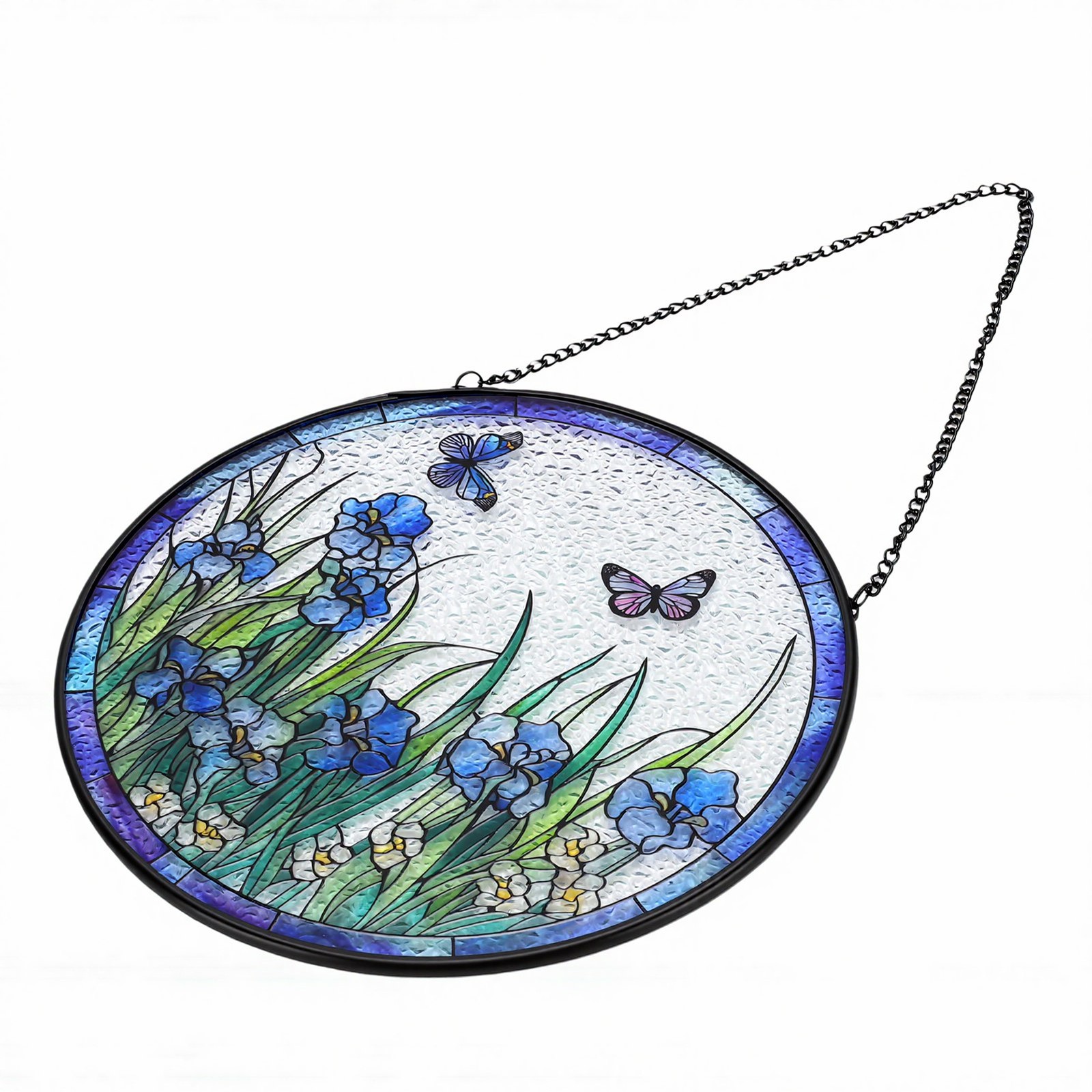 Stained Glass Sun Catcher Vibrant Color Home Living Room Bedroom Decor V1