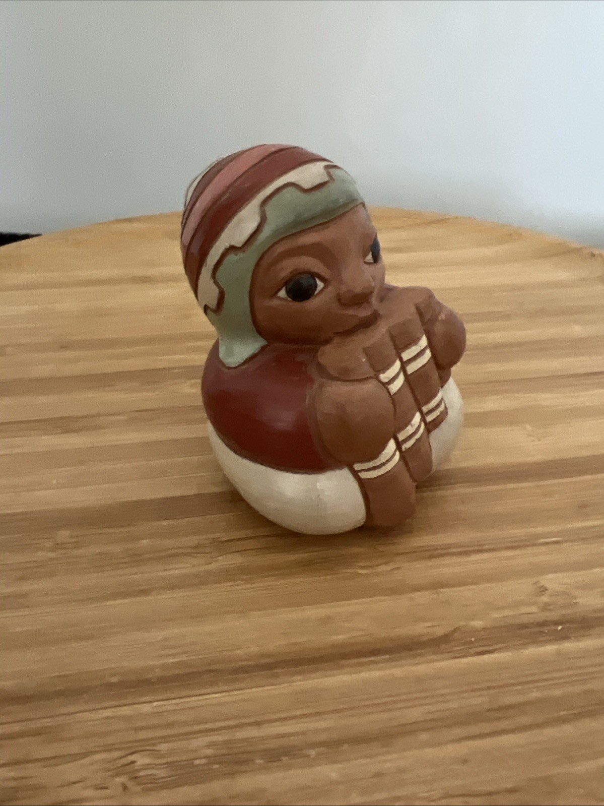 Caryan Chile Terracotta Clay Figurine Signed Small At 2 3/4 Inches Tall