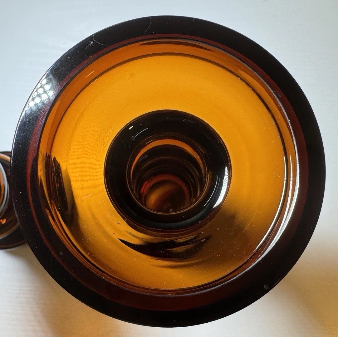 Nuutajärvi Notsjö ARABIA Signed Vase Oiva Toikka Art Glass Finland 9.25” – Set 2