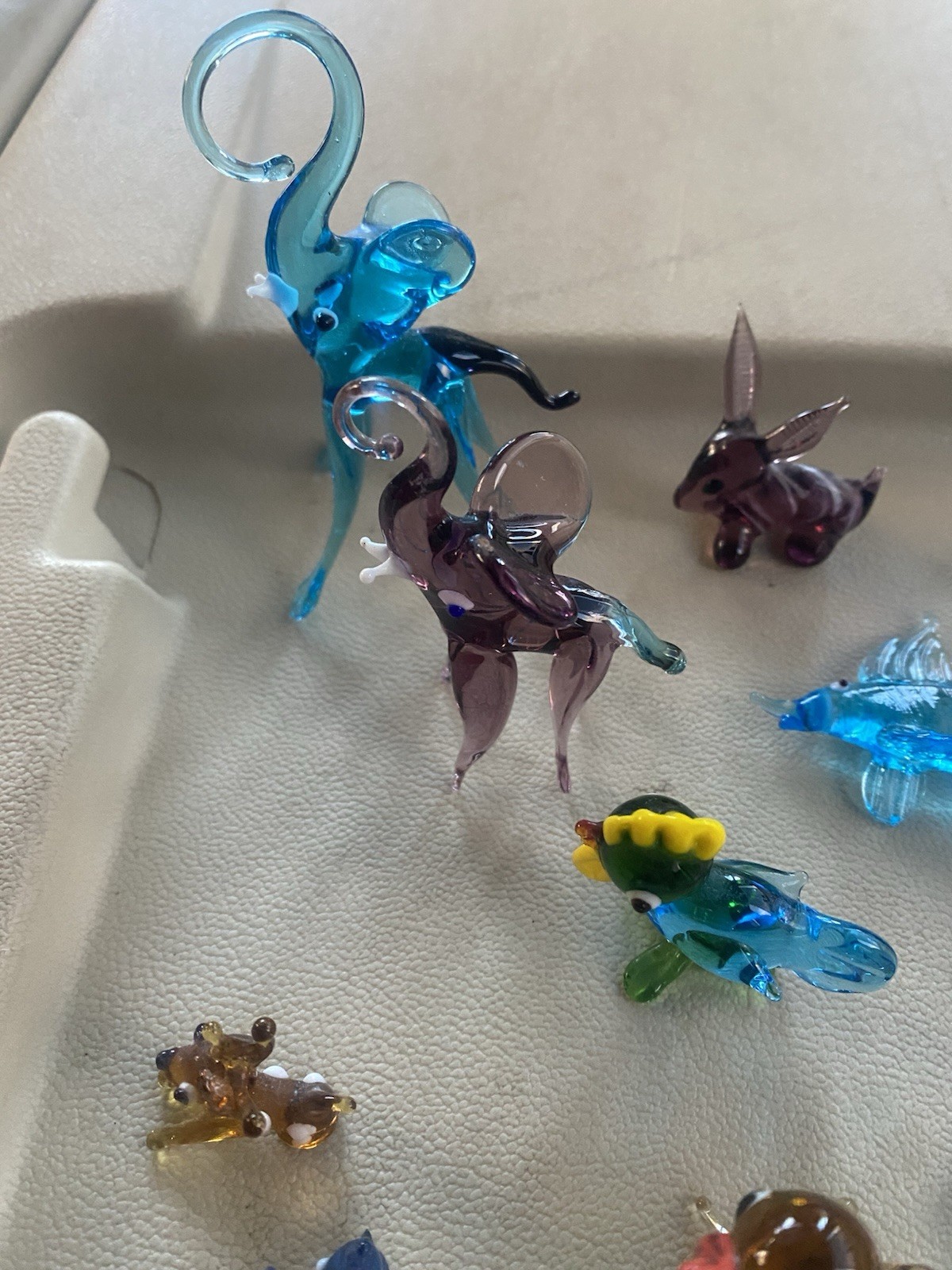 13 Russian Hand-Blown Art Glass