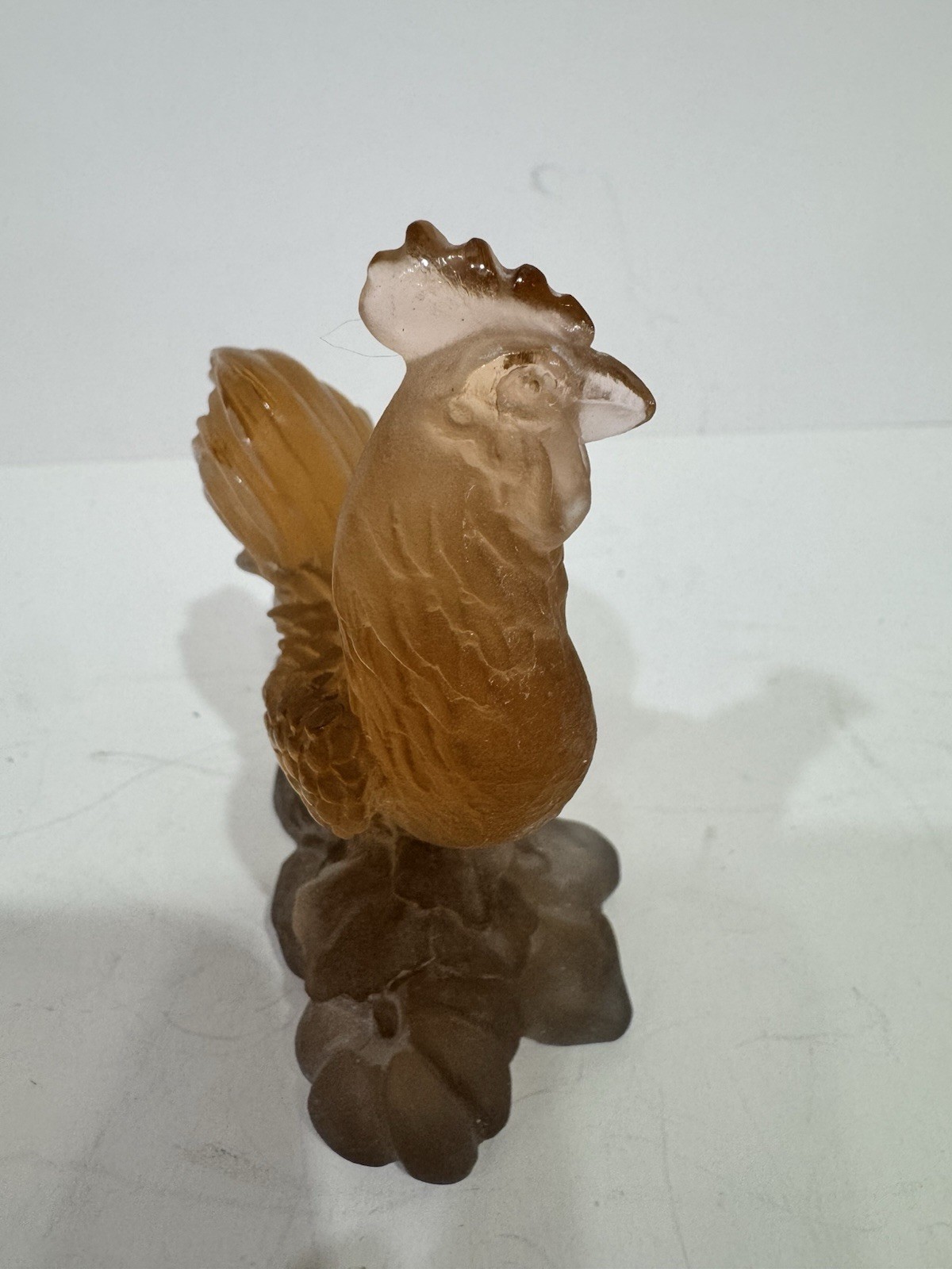 Daum Crystal Pate De Verre Chinese Horoscope Rooster Retail $600 Perfect