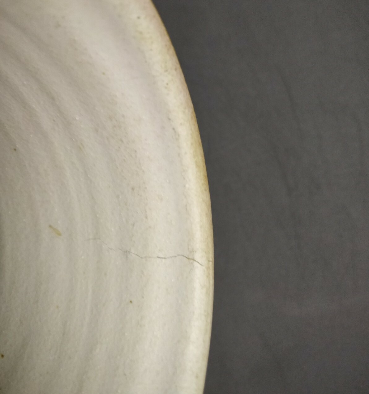 Crutchfield Studio Pottery Vase Vintage Brown Cream Abstract