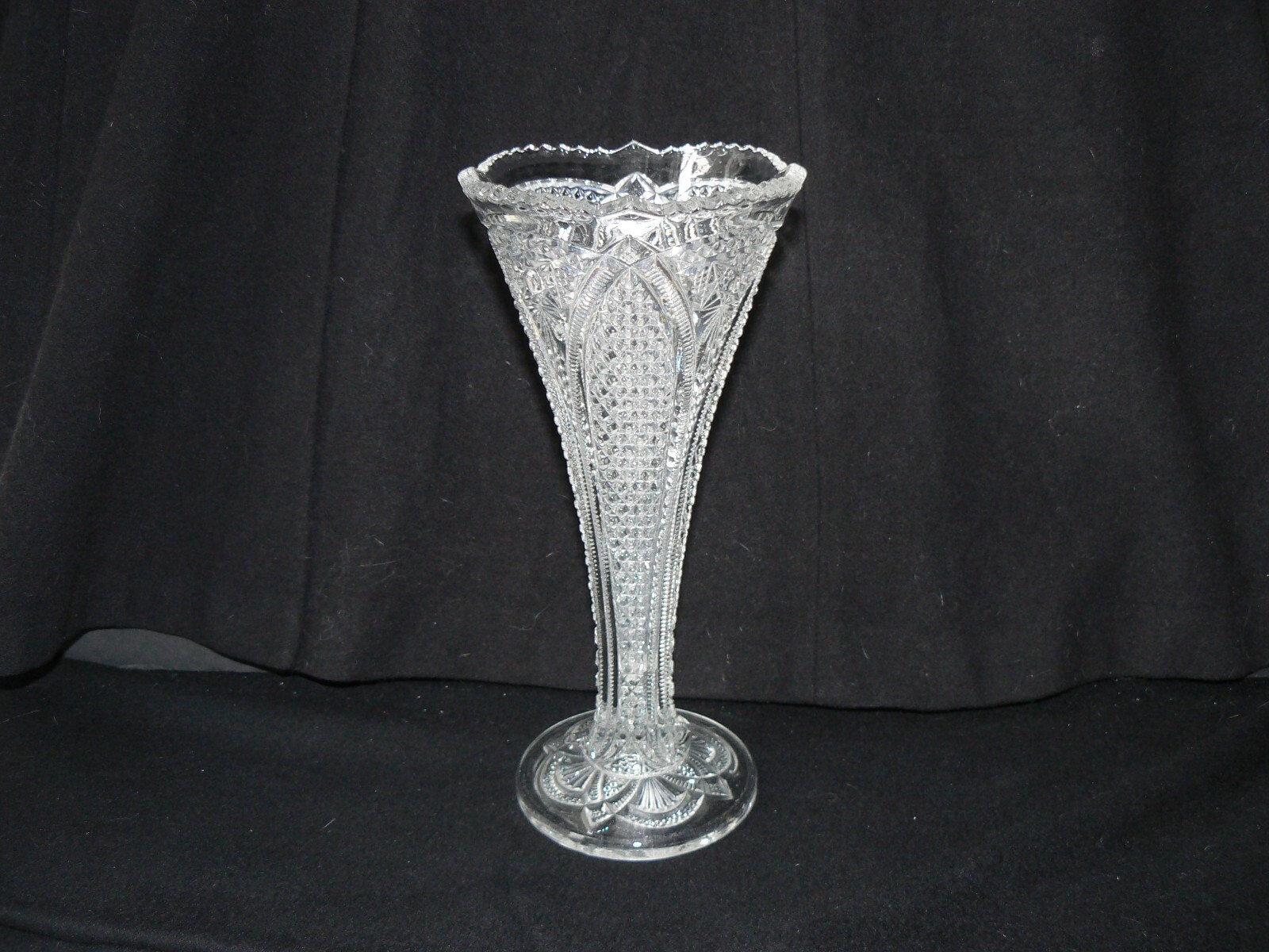Massachusetts Vase Clear #15,054 U.S. Glass EAPG Antique