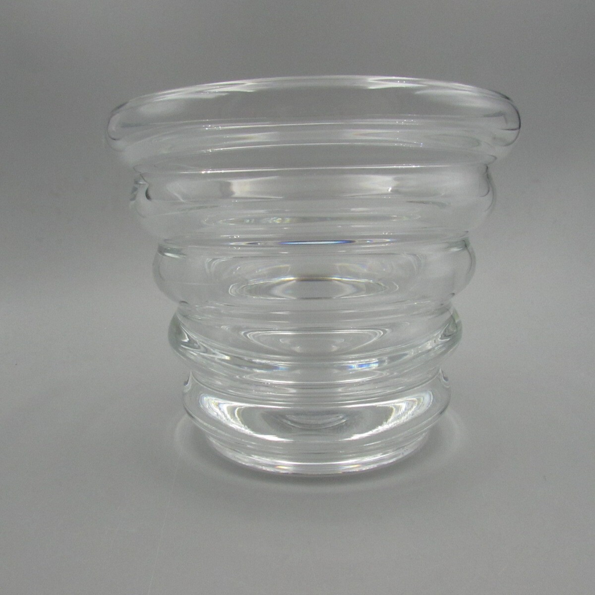 Art Deco Crystal Fostoria Spool Vase – Museum of Modern Art – George Sakier