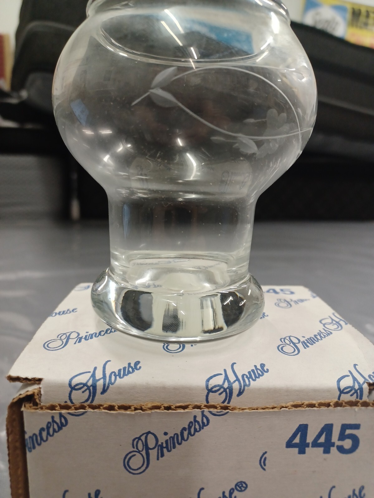 Candle Holder Votive Princess House Crystal #445 New Old Stock