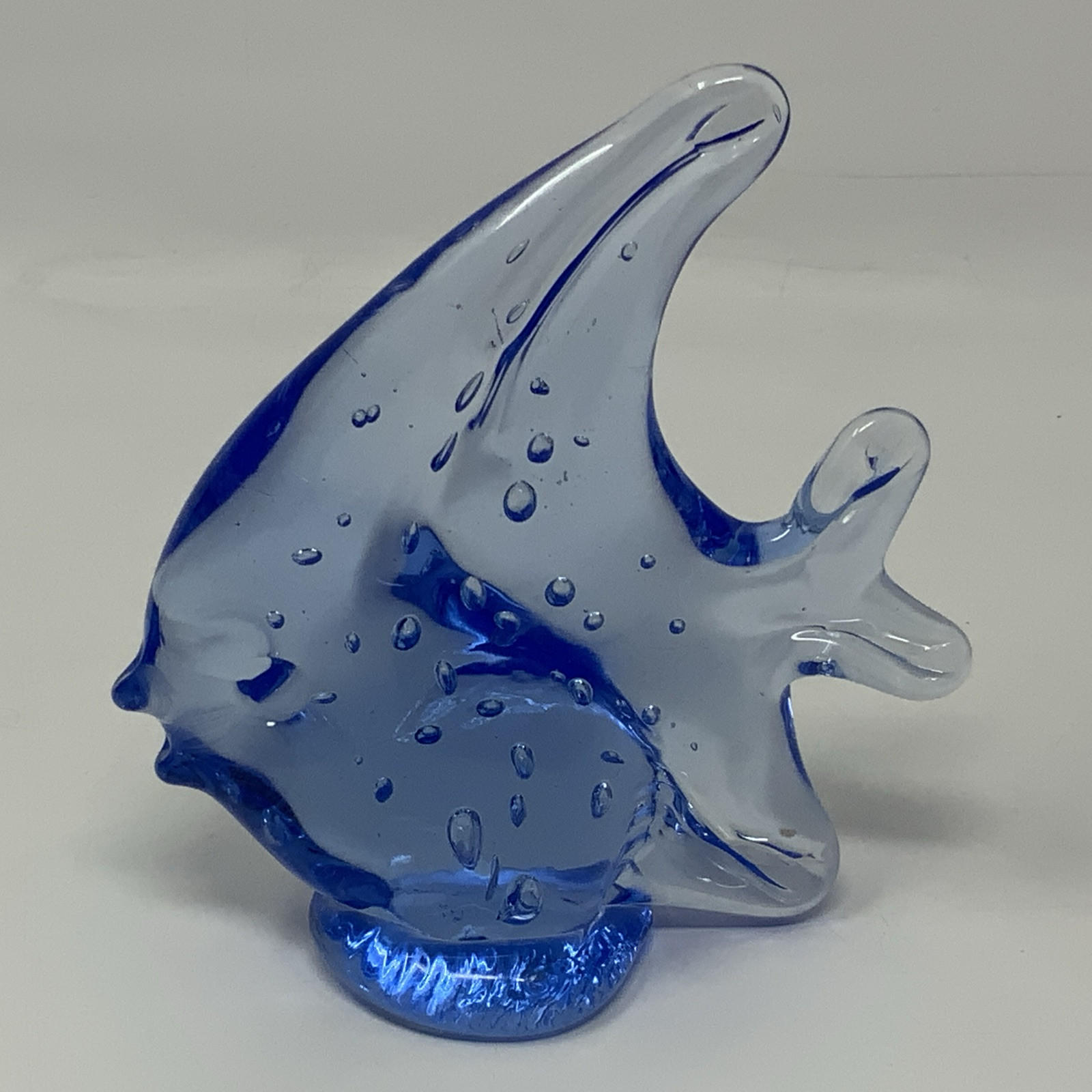 Lot Of 5 United States Commemorative Fine Arts Gallery Blue Glass Figurine