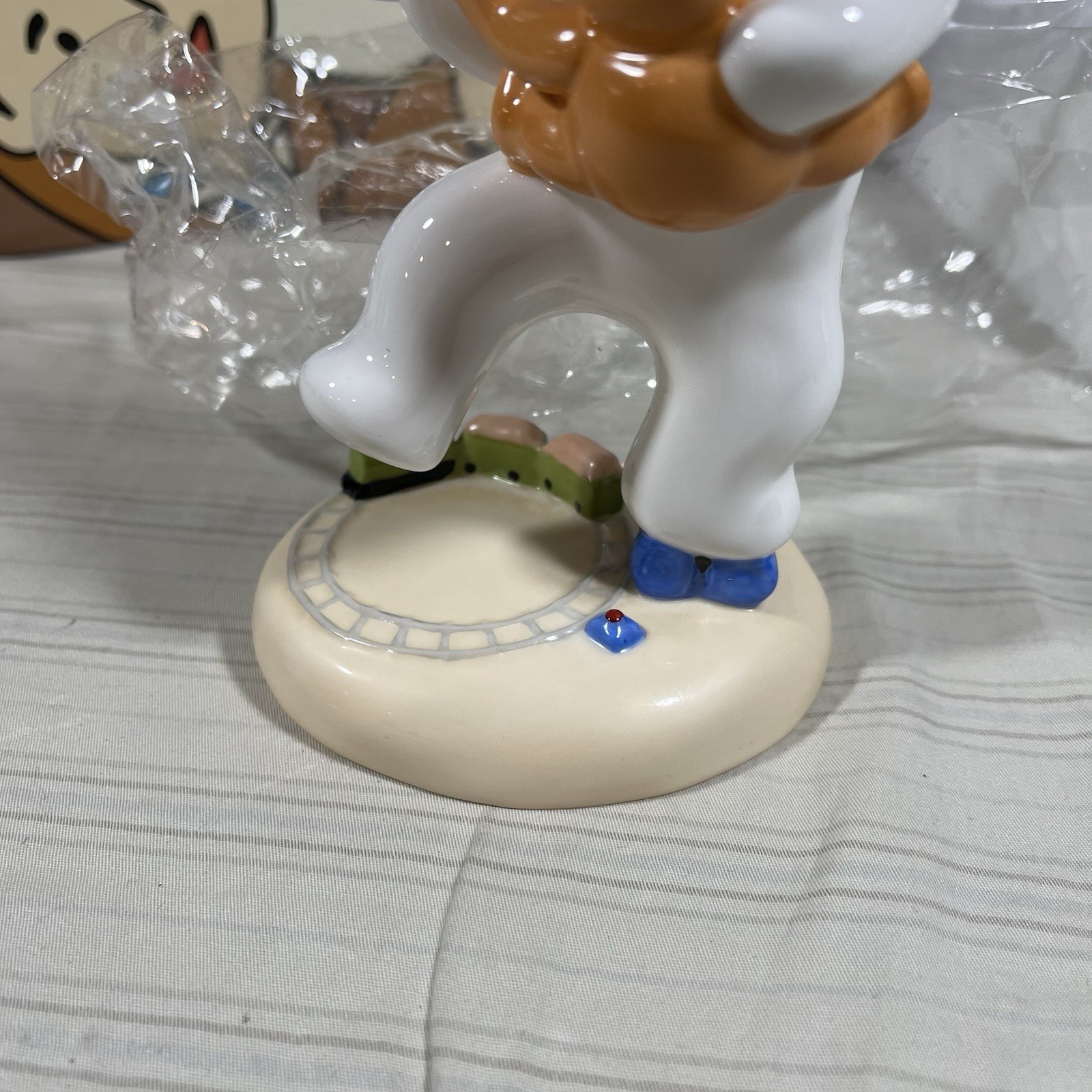 Vintage Coalport Characters The Snowman Dancing with Teddy 1st Edition 2001 New