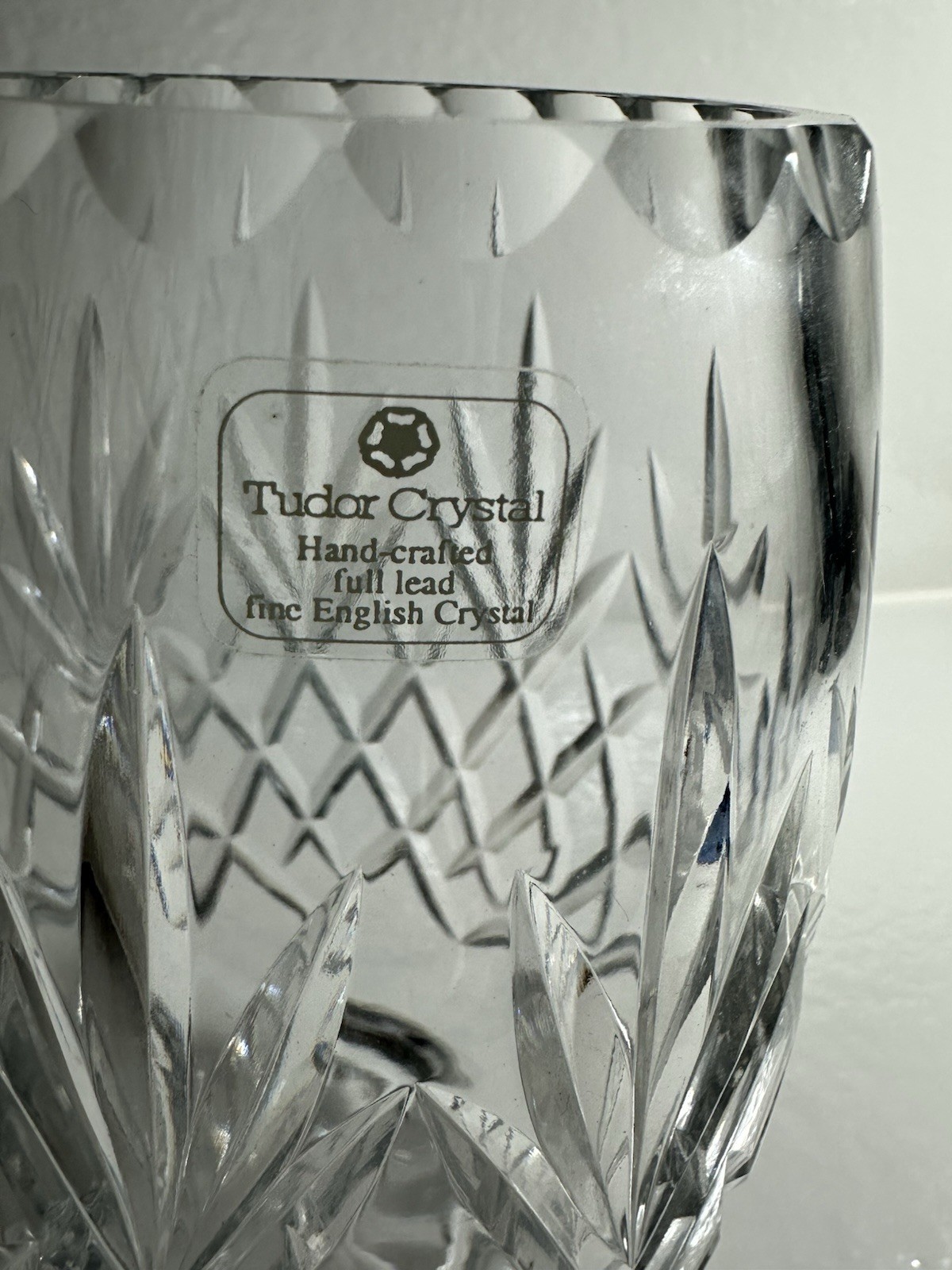 Crystal Clear Industries Hand Cut Crystal Vase – Hungary 8.5″ – SEE DESCRIPTION