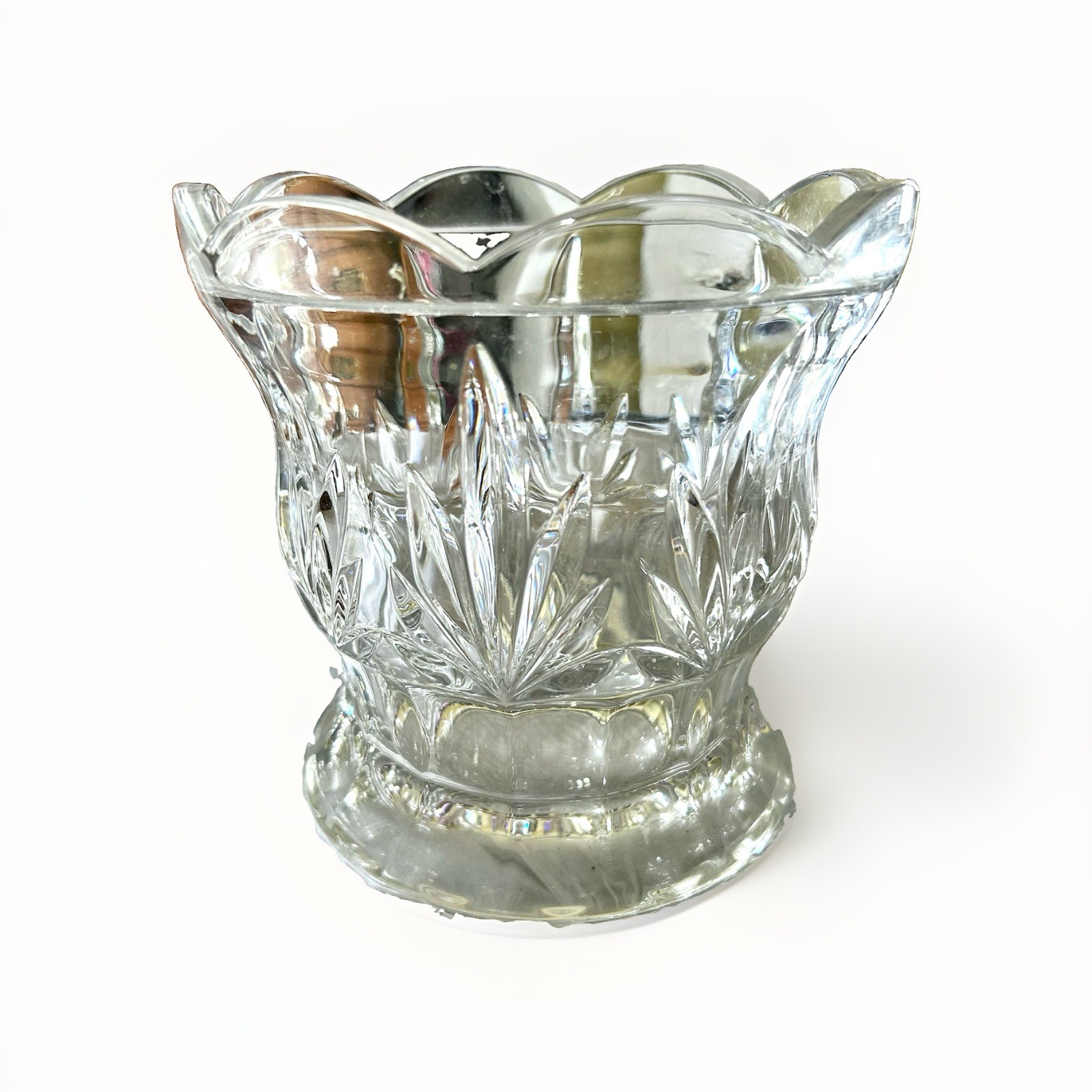 Royal Limited 24%Full Lead Crystal Tulip Biscuit Barrel – Czech Republic