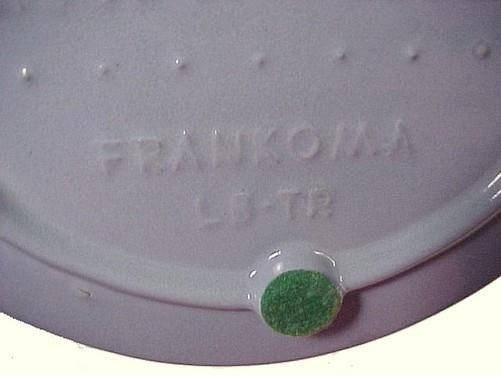 Frankoma Pottery Tile 1976 Bi-Centennial Liberty Bell Tea Trivet Freedom Vintage