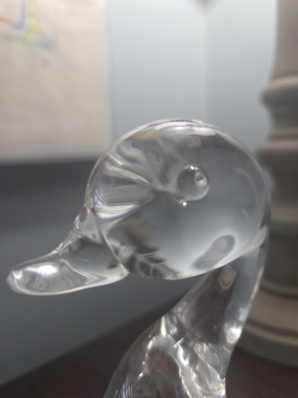 VINTAGE Steuben LEAD CRYSTAL Goose Flawless Condition Design by Lloyd Atkins