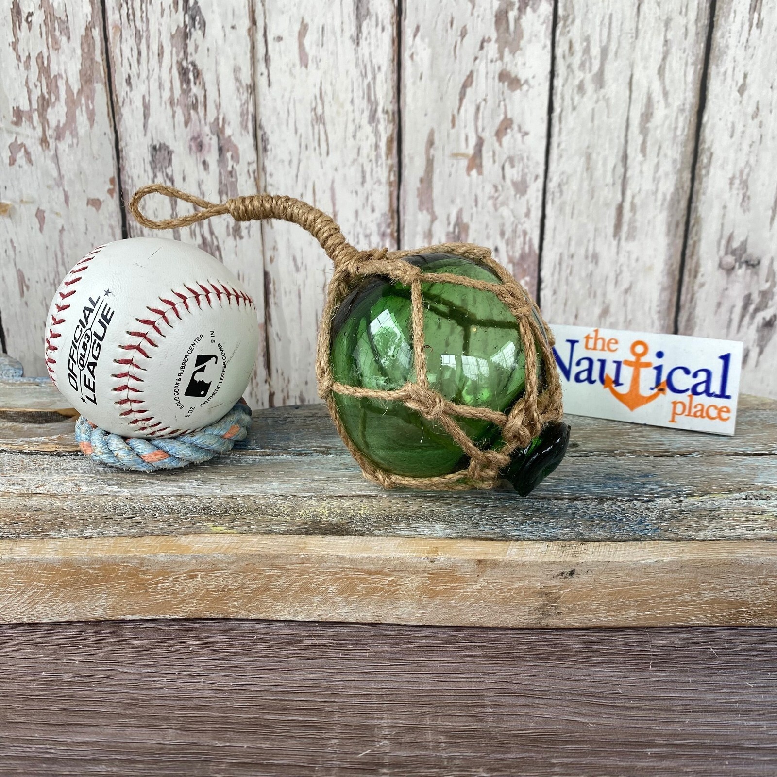 3″ Glass Fishing Floats – Fish Net Buoy Decor – Red, Blue, Green, Amber, Clear