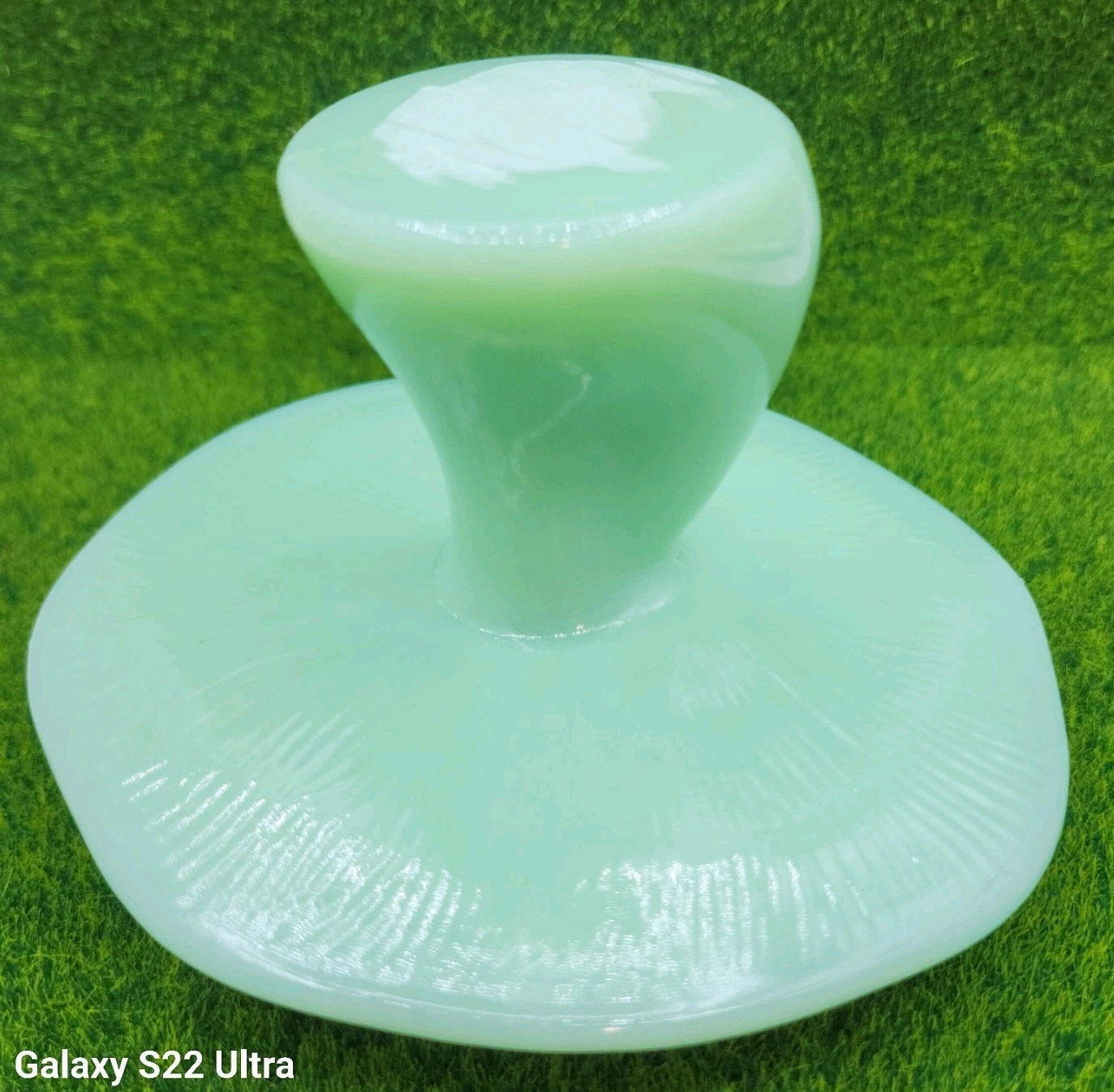 Viking Mould Jade Green Jadeite Jumbo Mushroom Made By Mosser Limited Run