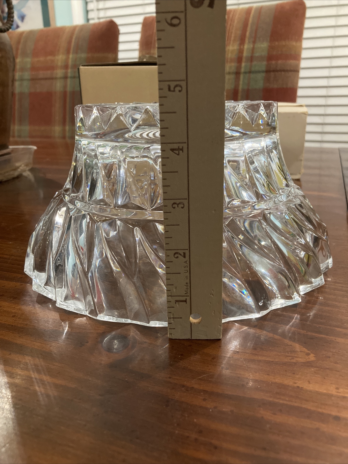 Mikasa Rainier 9″ Crystal Bowl – Bold – Heavy Piece