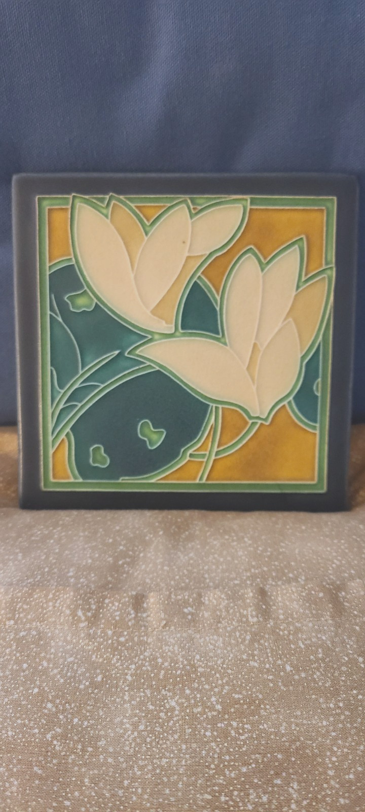 Motawi Tileworks 6×6 Cyclamen Flowers Retired