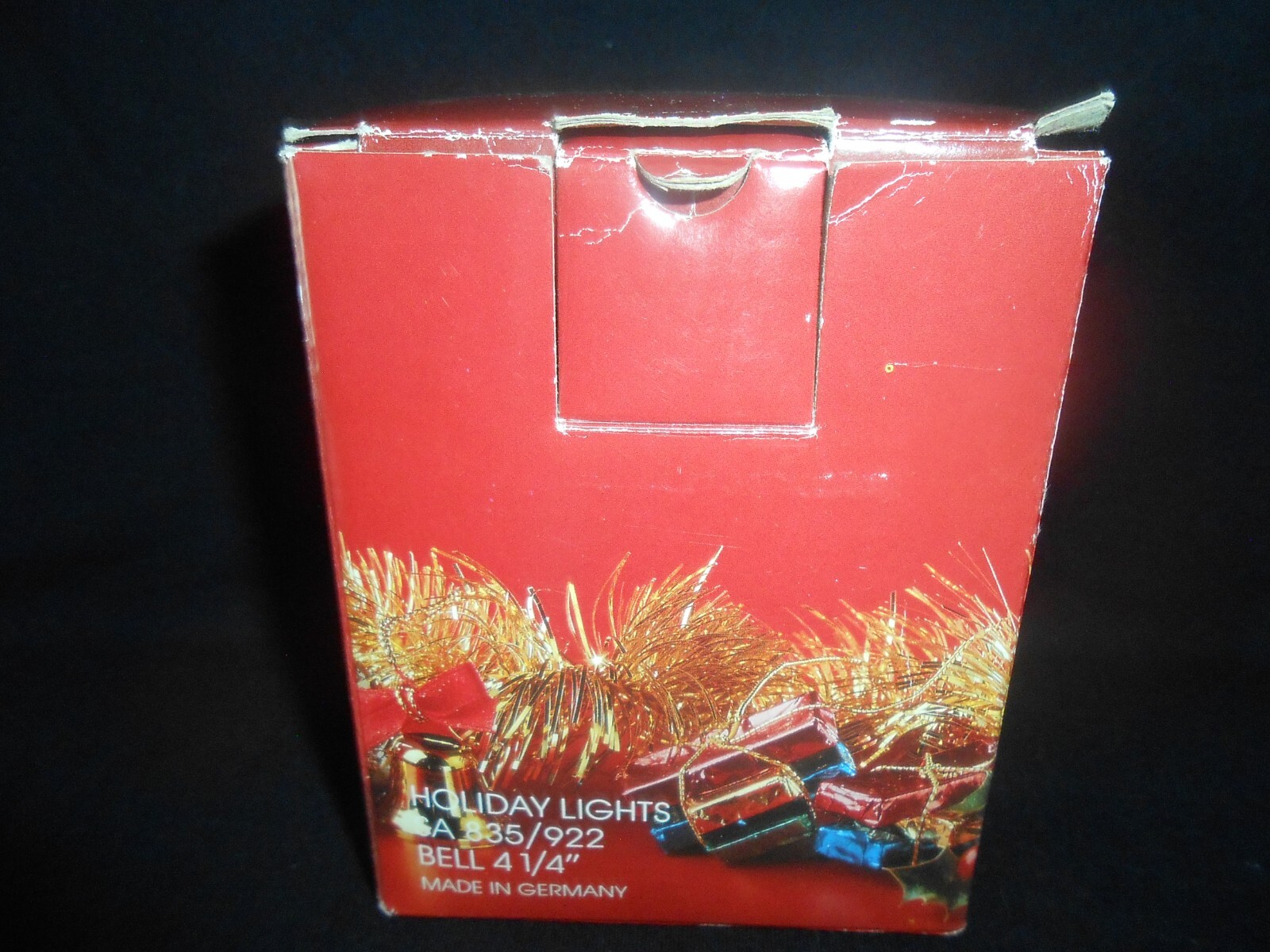 Mikasa Holiday Lights Glass Christmas Bell SA 835/922