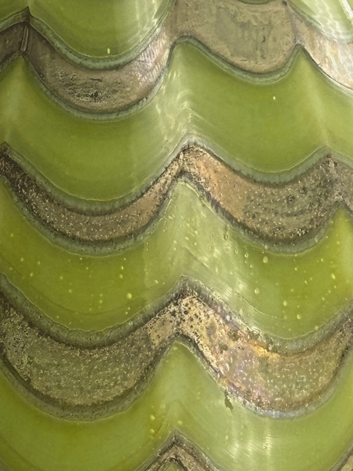 Murano Glass Vase H: 8.8″ Italy