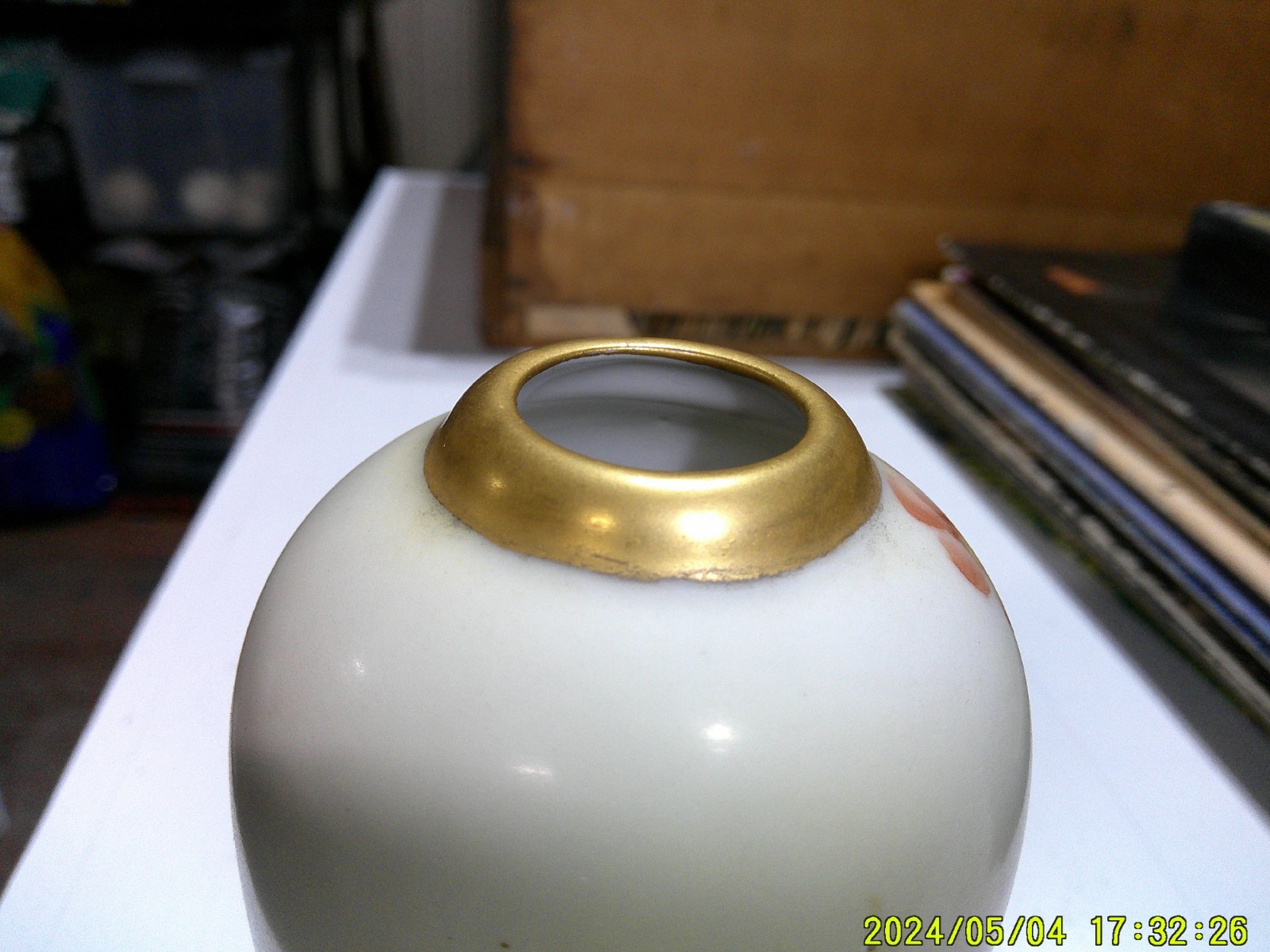 Antique RS Germany Vase Hand Painted 5 1/2″