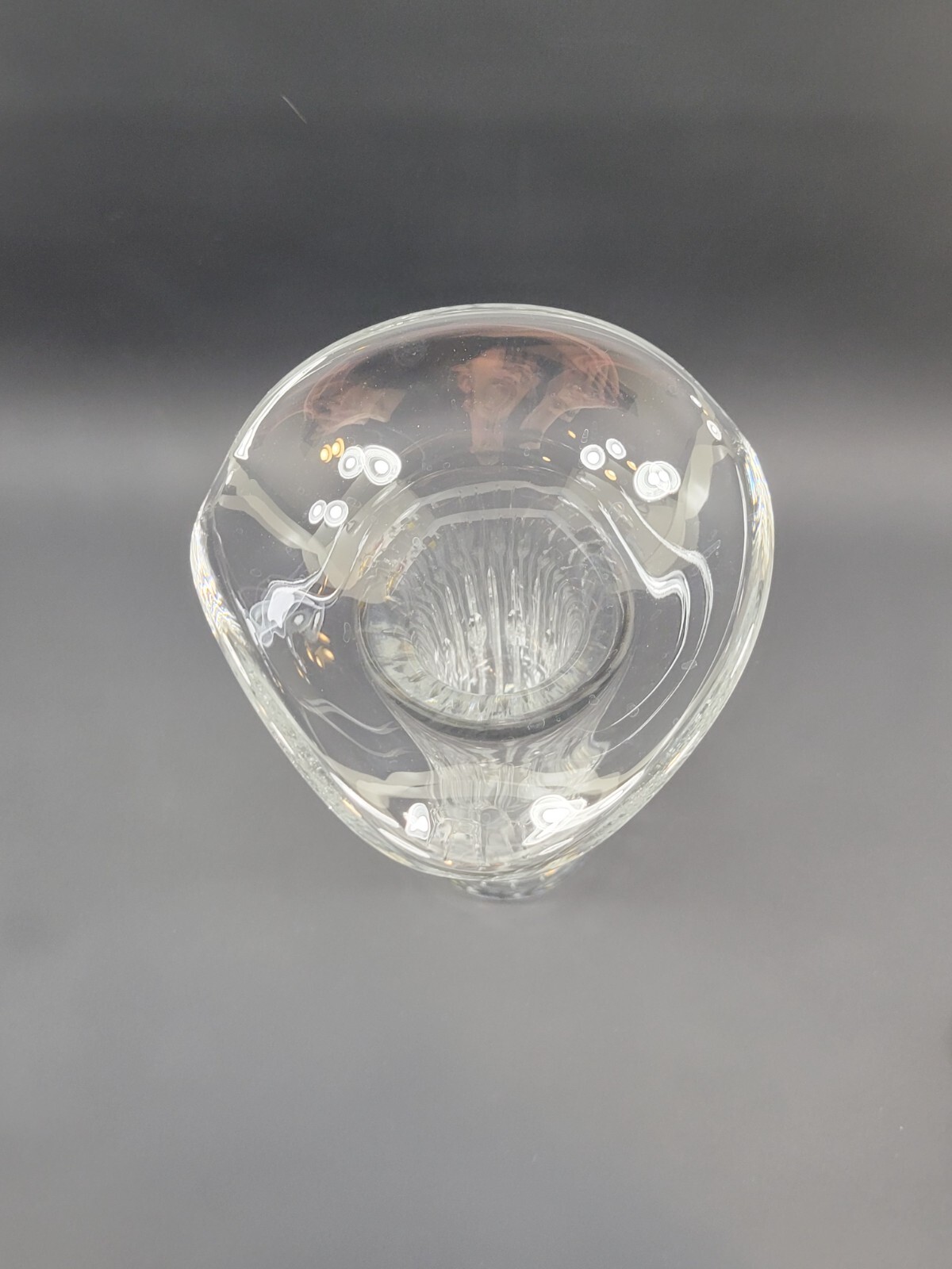 Waterford Signed Jim O’Leary 2006 Ballet Ruffled 11.5″ Tall Crystal Vase Nice!