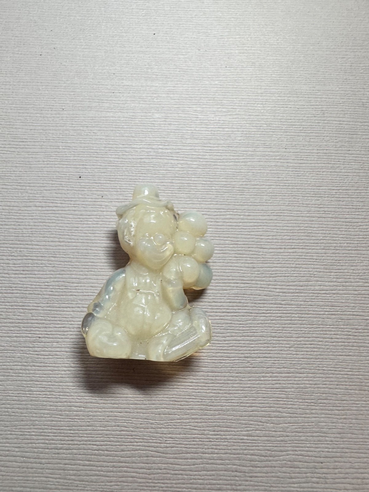 Mosser Glass Pee Wee Clown Alphabet Letter F