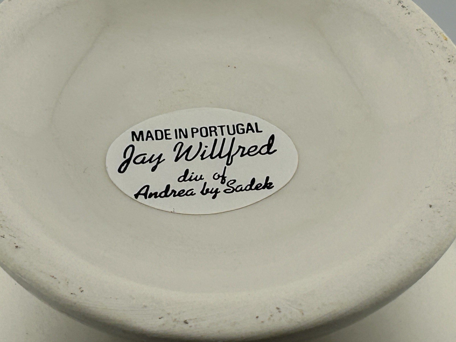 Vintage Jay Willfred Andrea By Sadek Floral Design Pottery Vase Made In Portugal