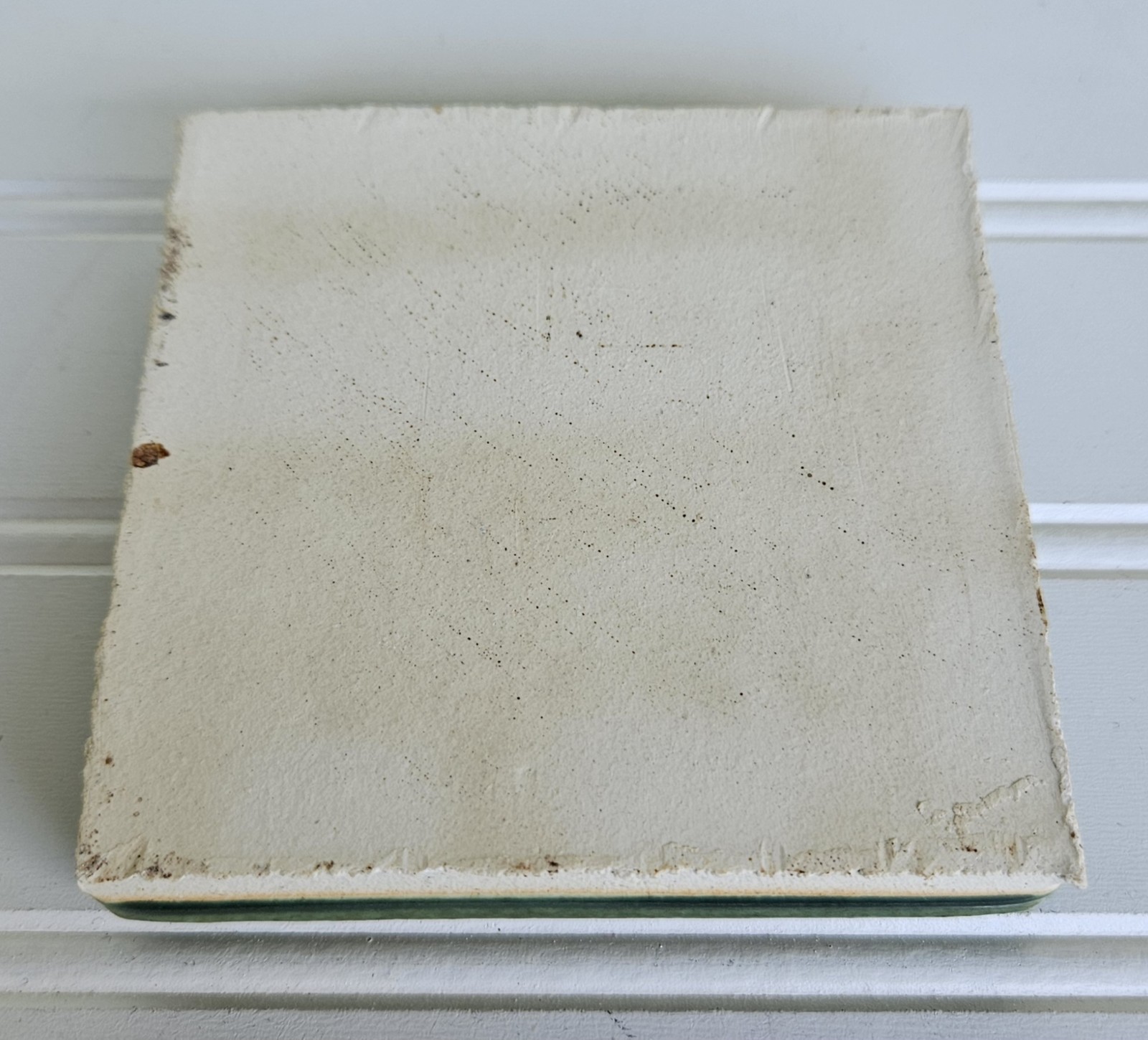 Motawi Tileworks Tile Laurel Green Glazed Matte Ann Arbor Michigan 4×4 T-5