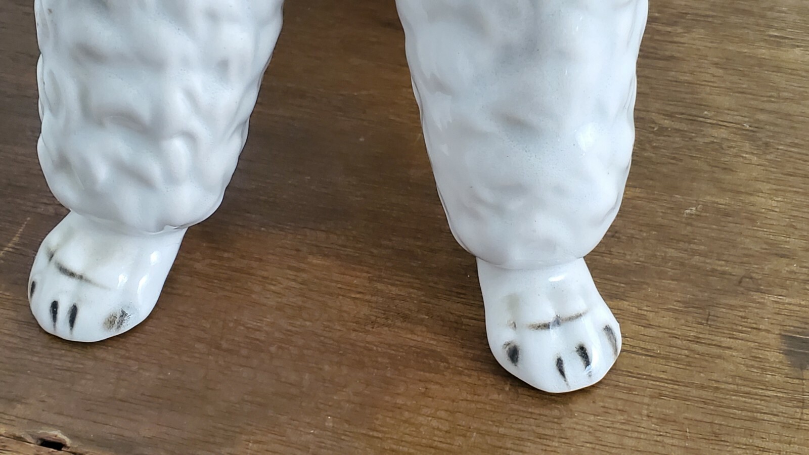 Vintage 1950s Keramos~ Austria Poodle Figurine 9″ Dog Porcelain CUTE!!