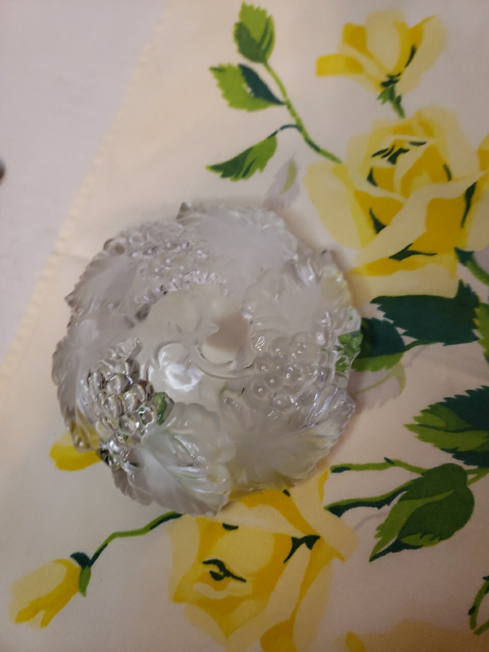 Irving W. Rice & Co. (Irice) Imperial Glass Art Nouveau Box Candy Dish Mcm