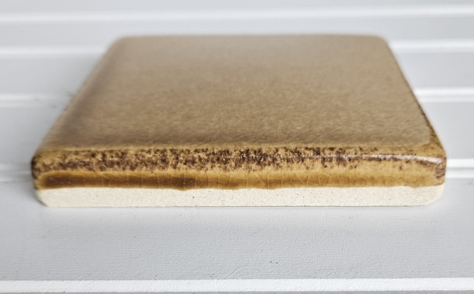 Motawi Tileworks Golden Ochre Glazed Glossy Tile Ann Arbor Michigan 4×4