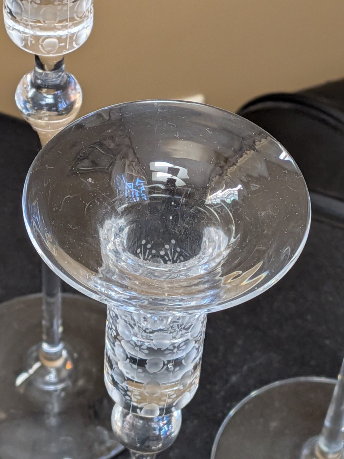 Rosenthal Studio Line Romance Crystal Candlesticks Candle Holders