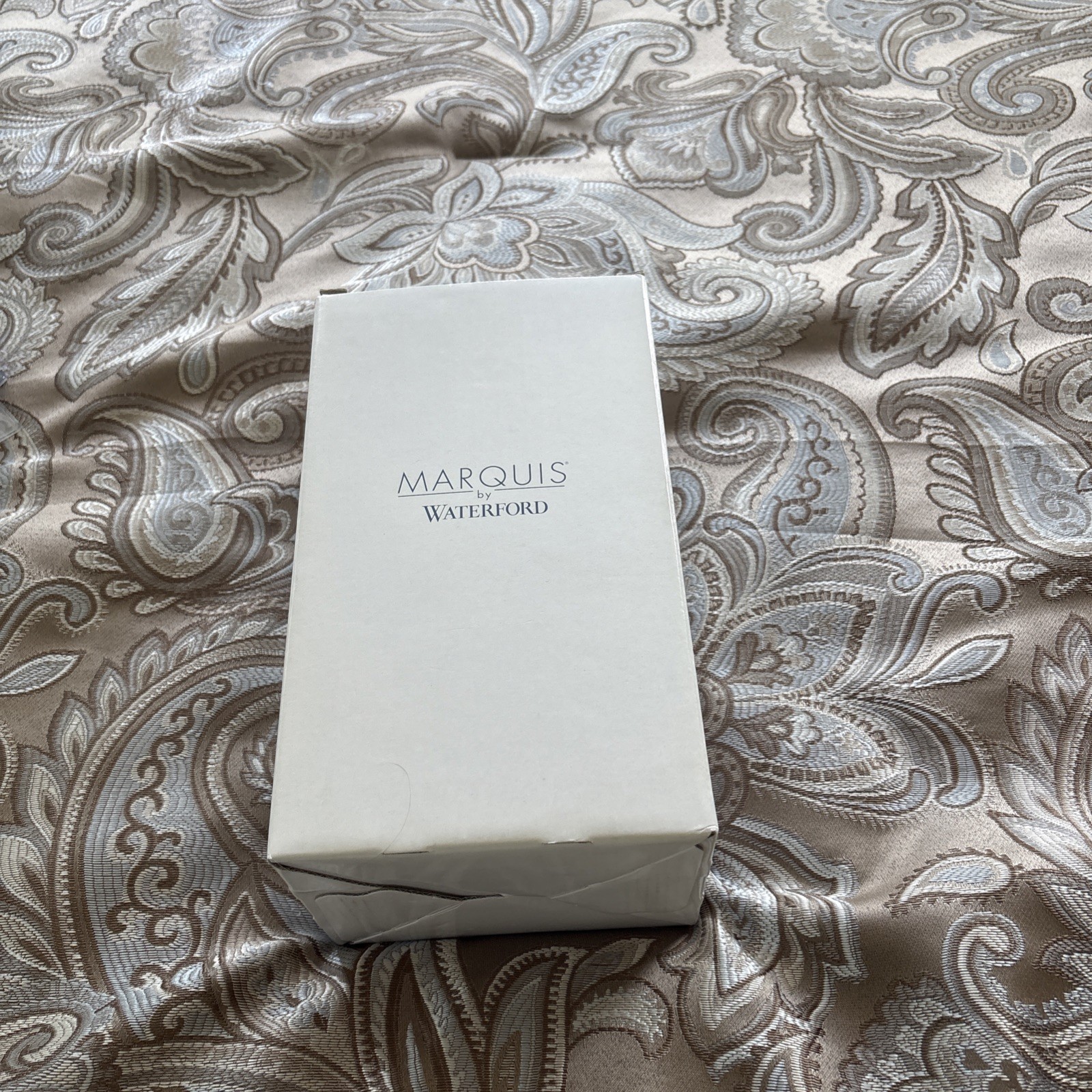 Marquis by Waterford Crystal Vase Wavy Oval 8.5″ New with box