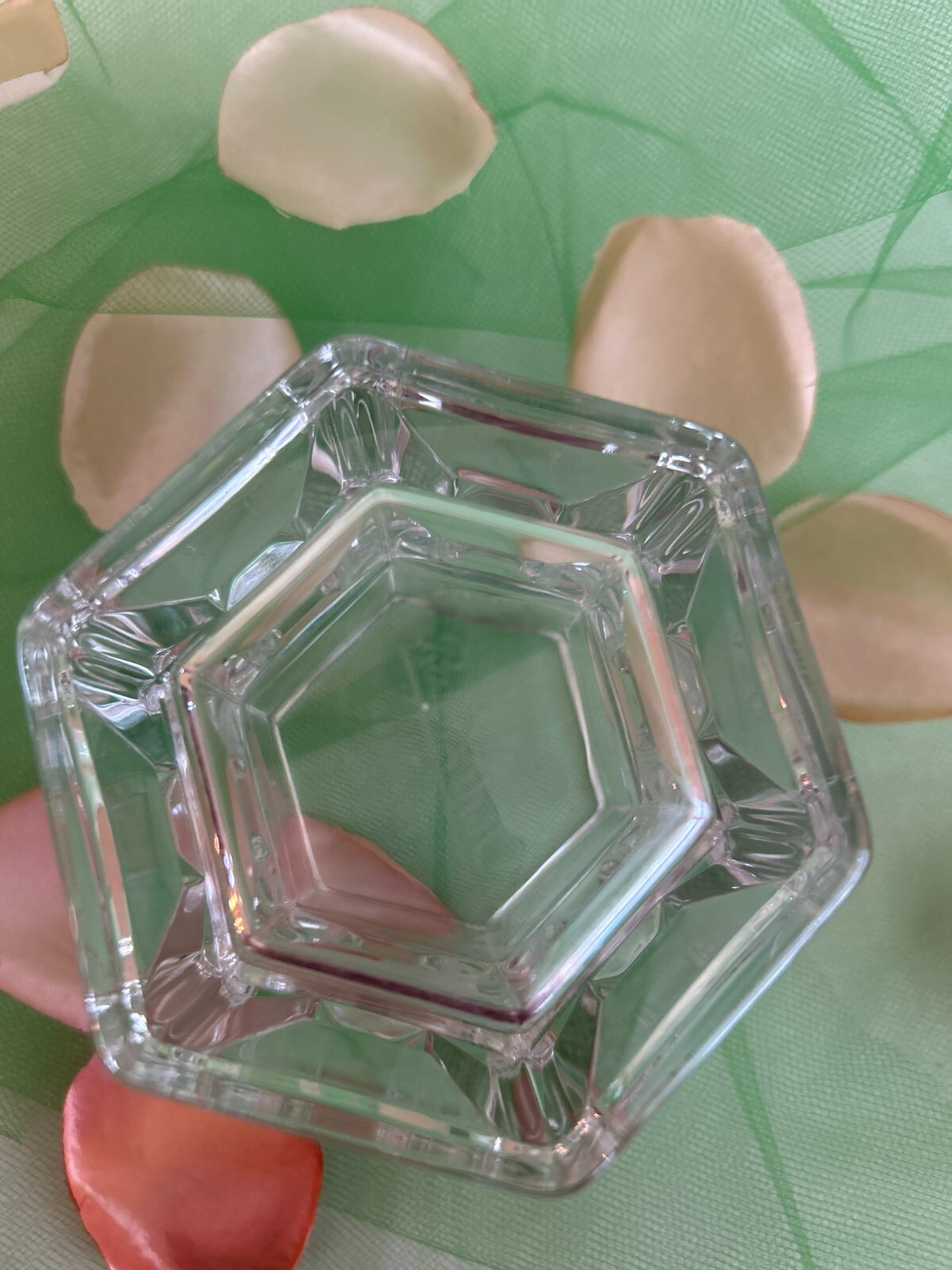 Rosenthal Domus Votive Candle Holder, Lead Crystal, 3 3/8″, Made in GERMANY
