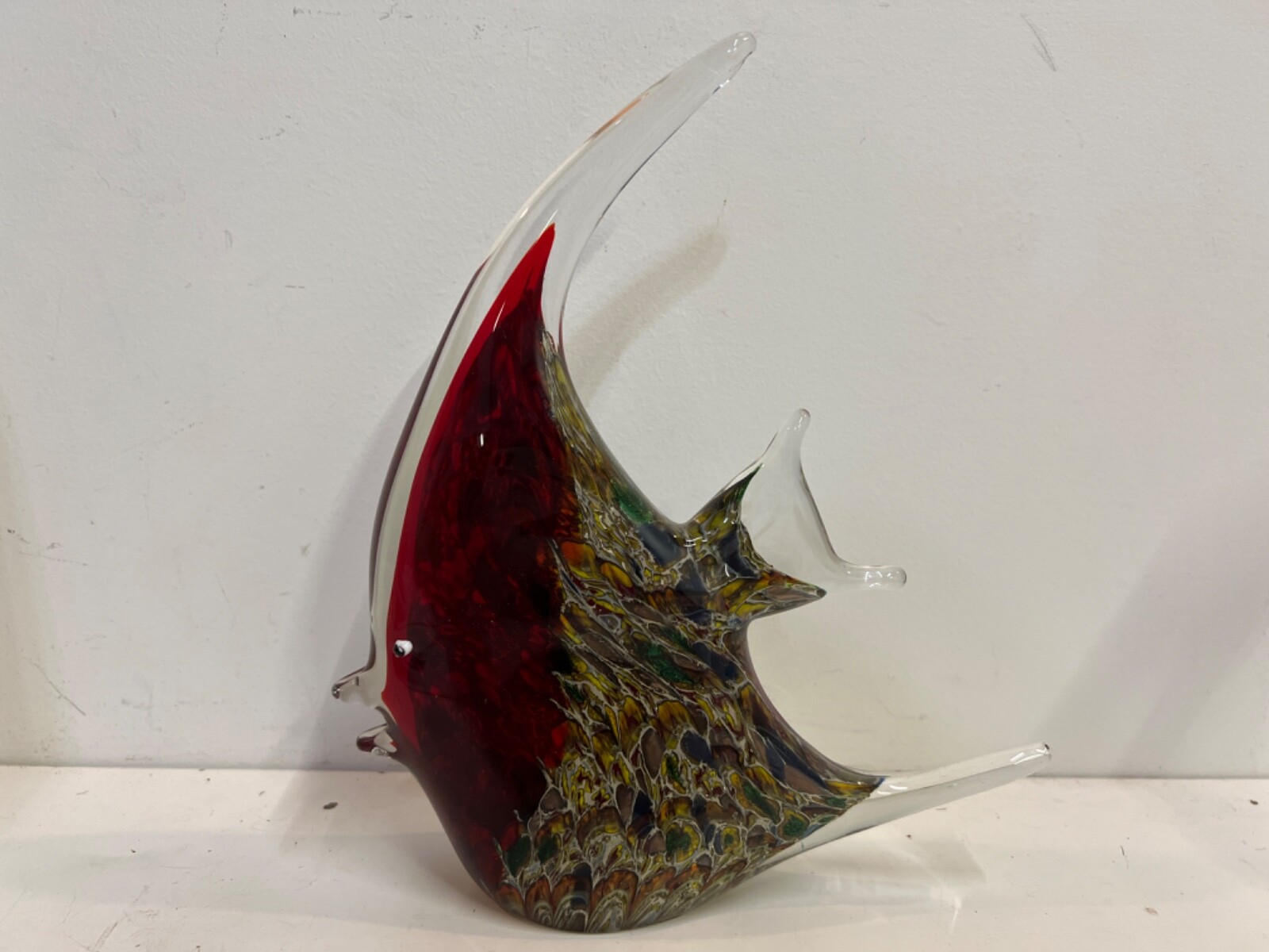 Vintage Dale Tiffany Art Glass Multicolored Decorative Fish Figurine