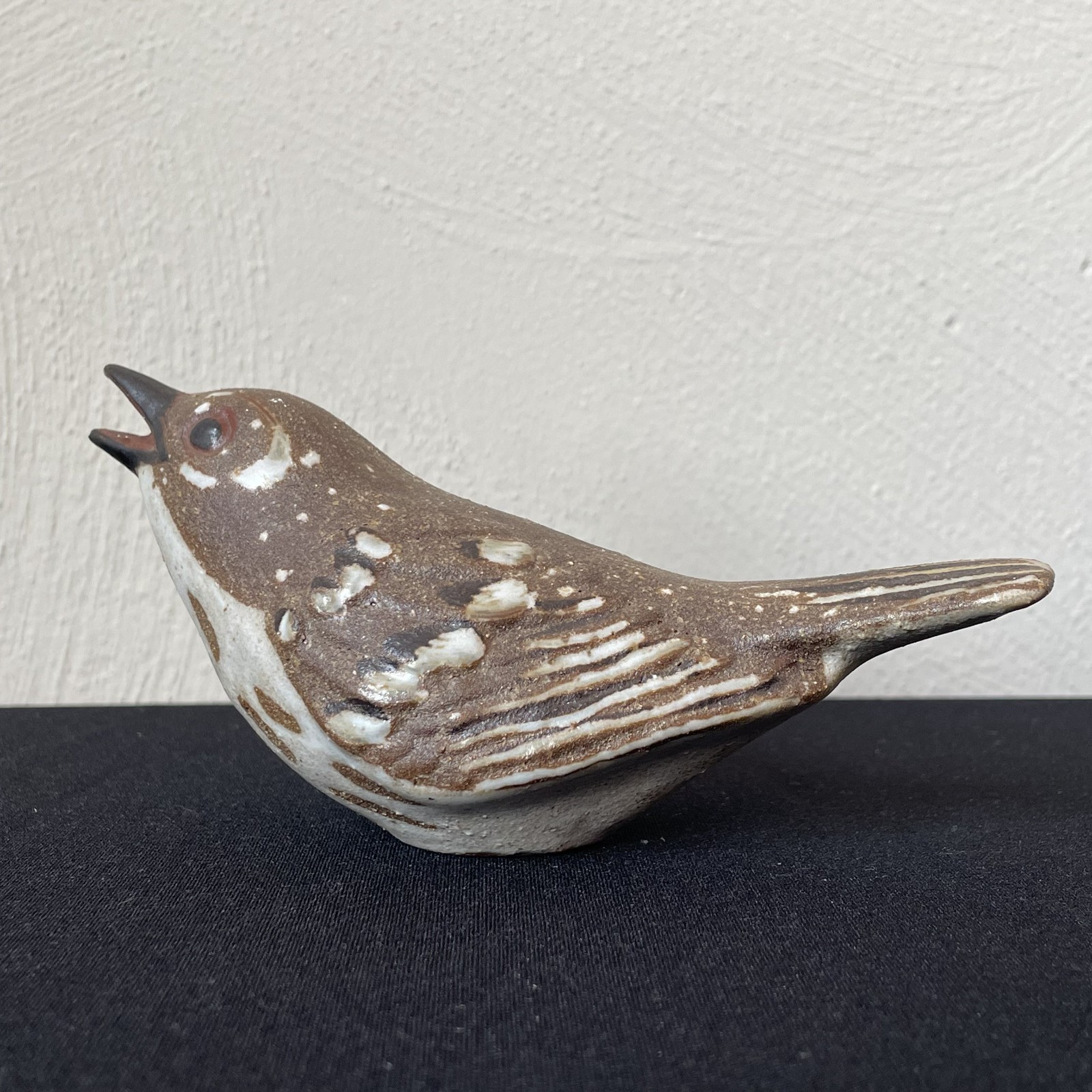 Vintage Andersen Design Art Studio Pottery Bird Warbler Clay Ceramic