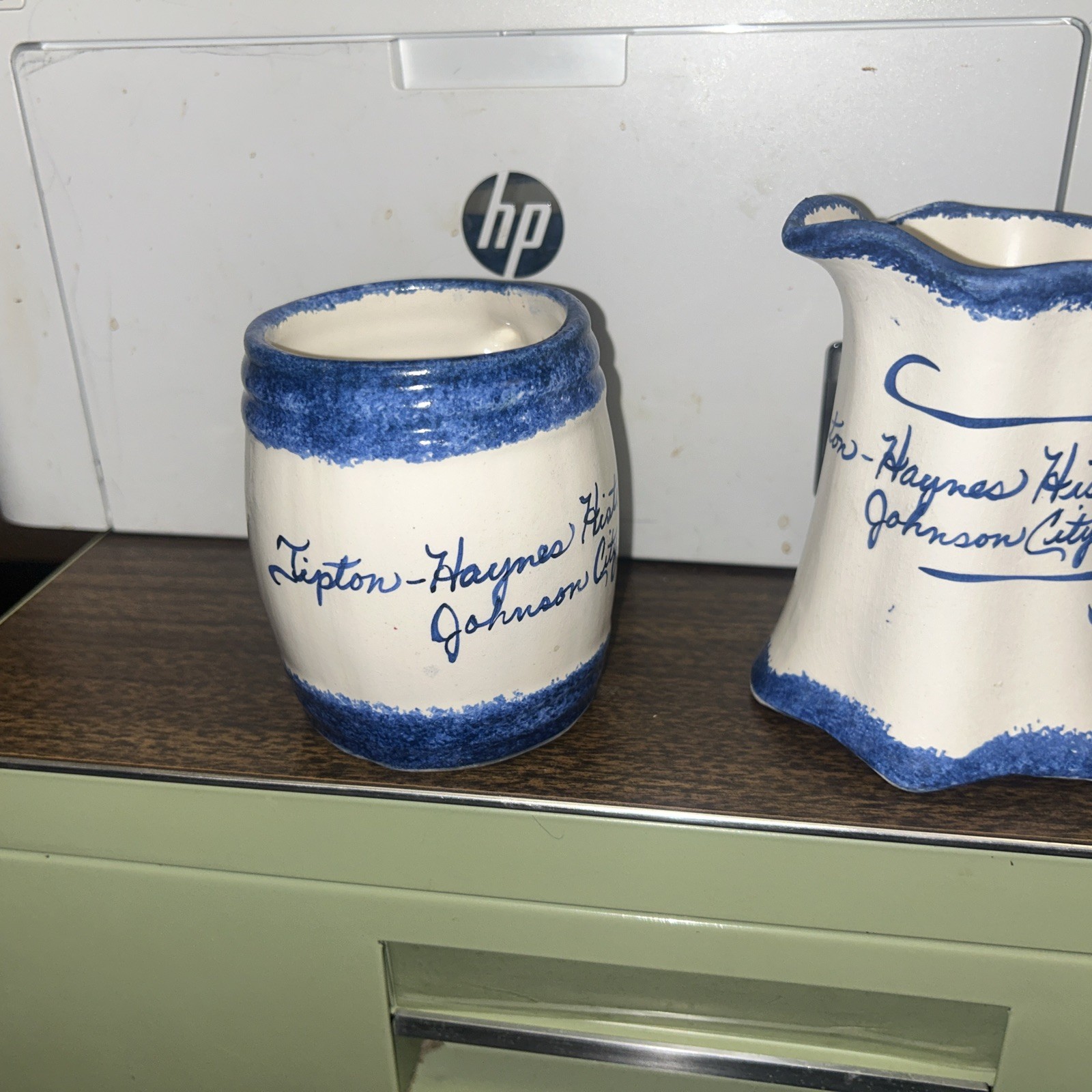 rare pottery set