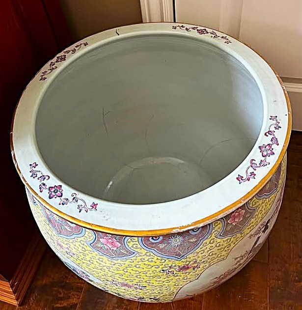 17X13″ Ceramic Porcelain Fishbowl Planter Pot