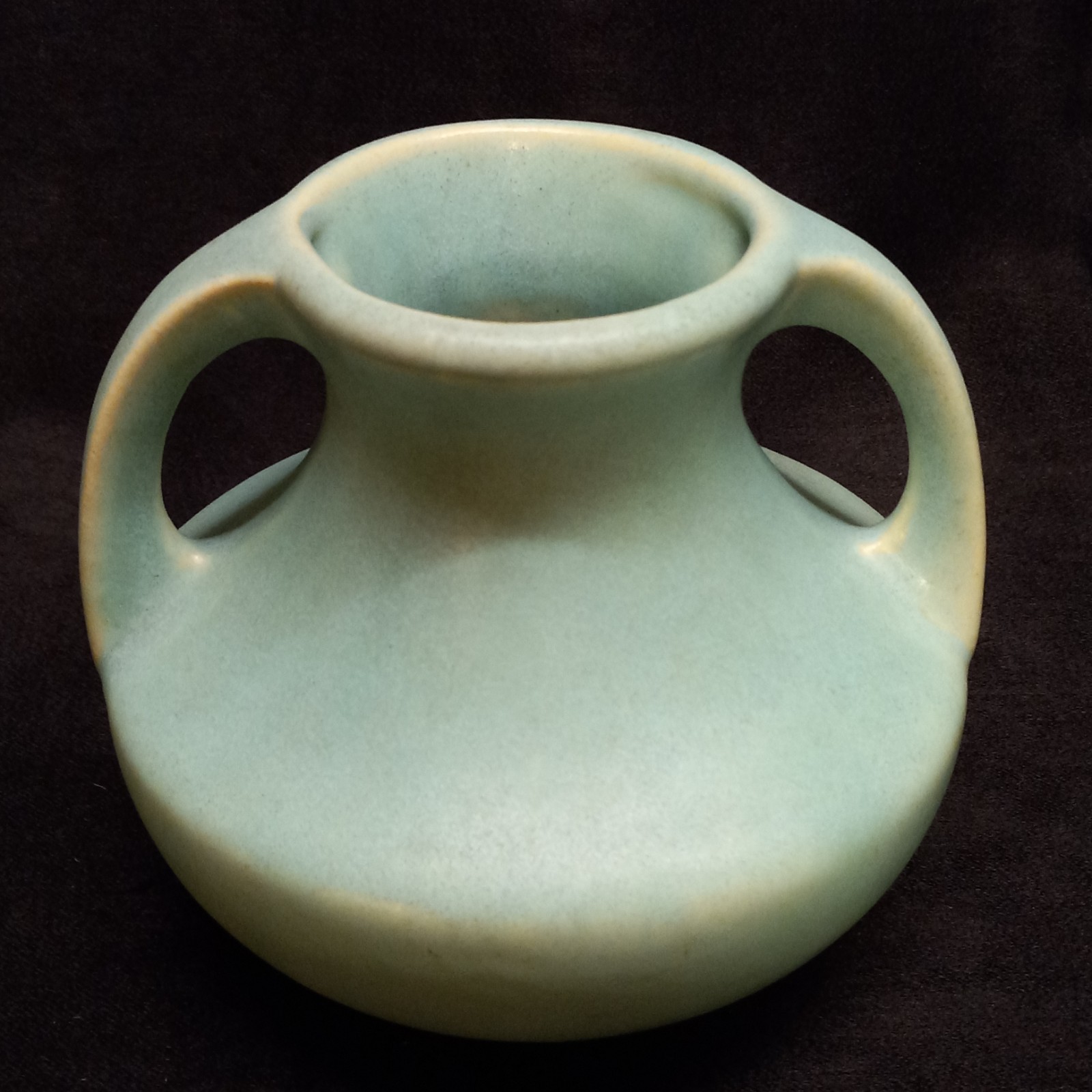 Antique Matte Green American Arts & Crafts Art Pottery Vase