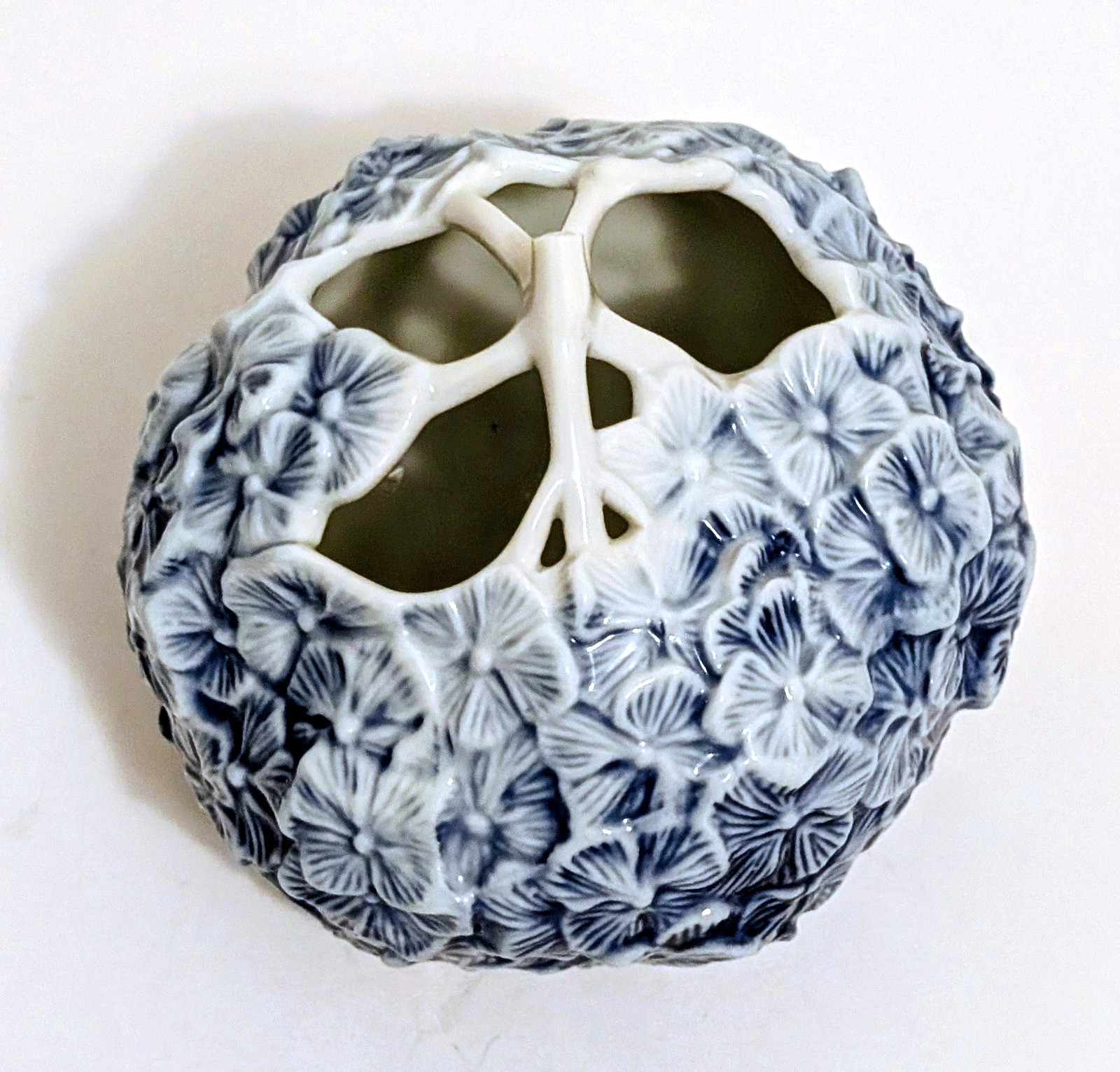 Royal Copenhagen Blue Hydrangea Bud Vase