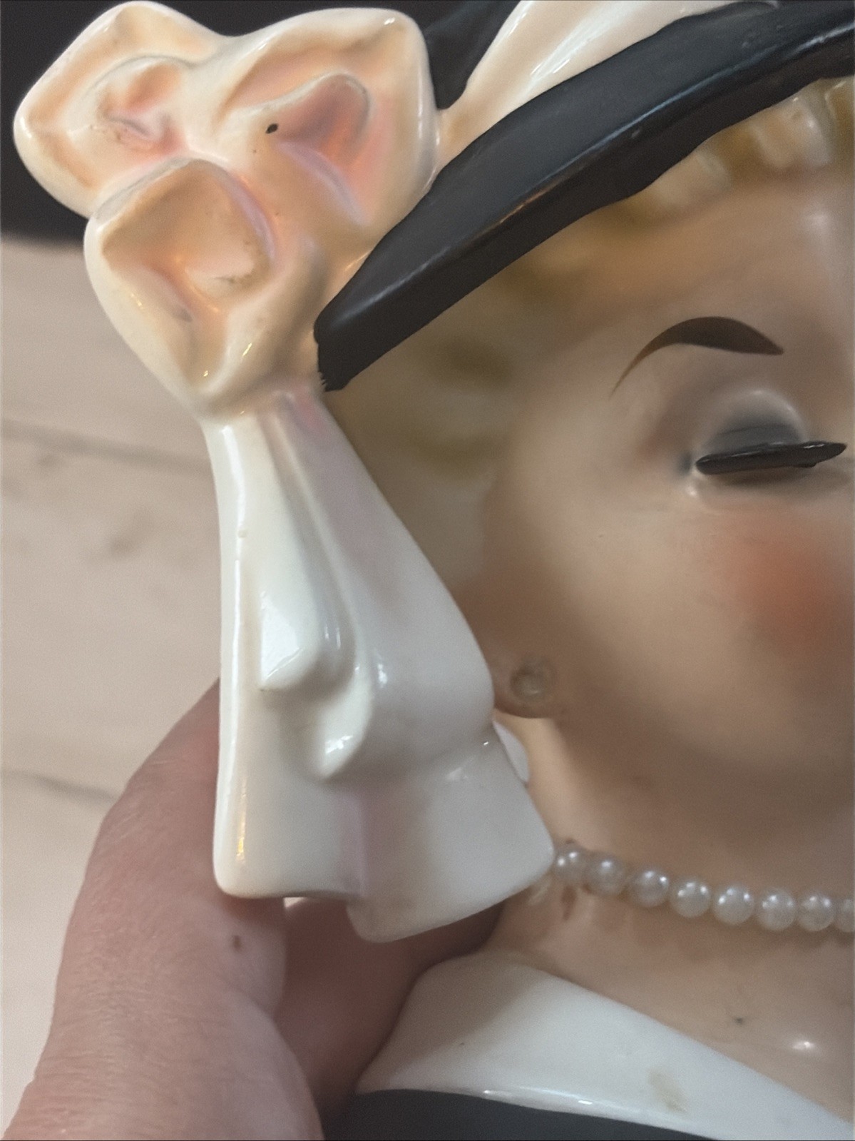 Inarco E-2006 Lady Head Vase See Photos READ Desc