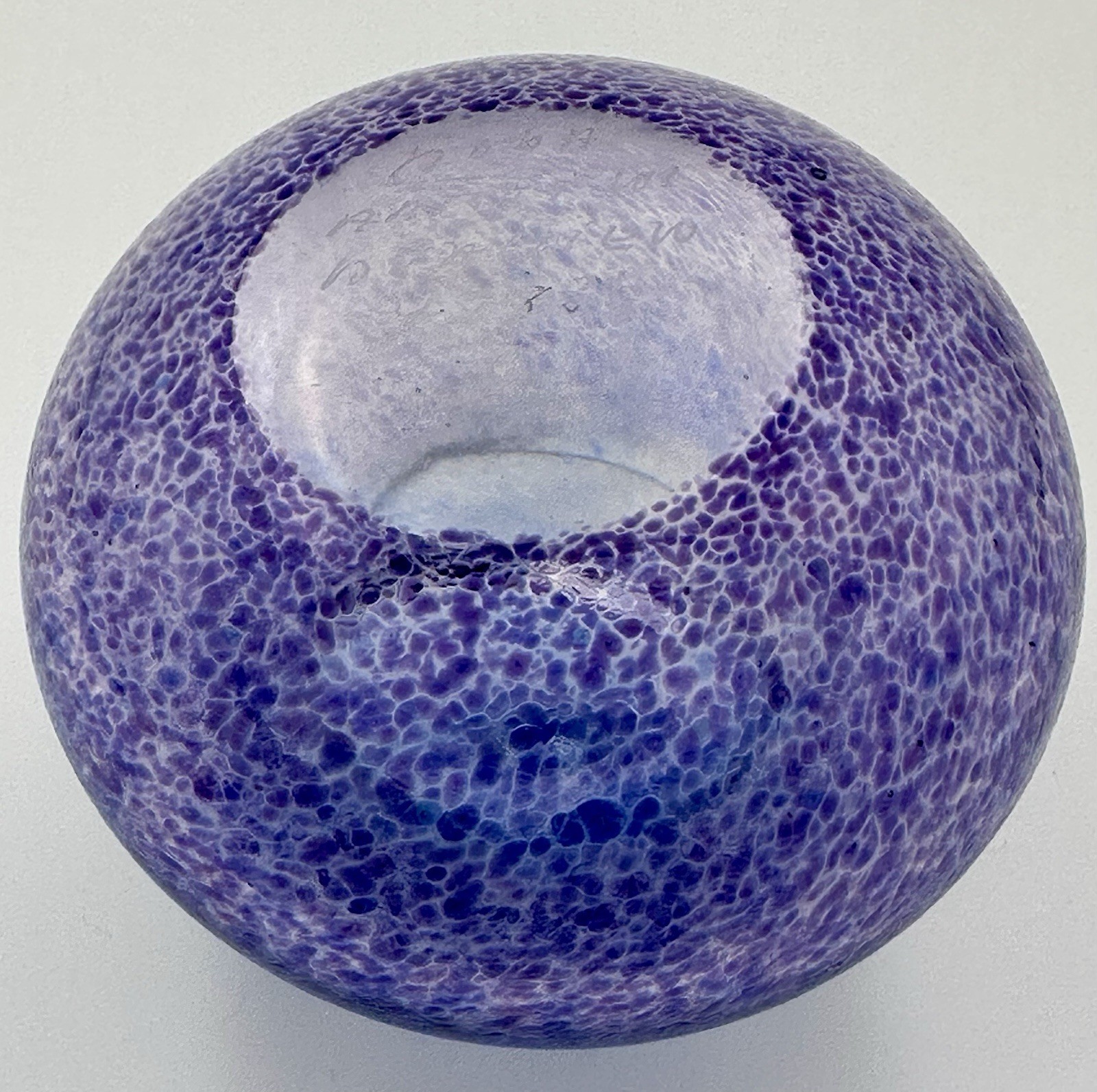 Kosta Boda Bertil Vallien Antikva Swedish Bottle Bud Vase Signed
