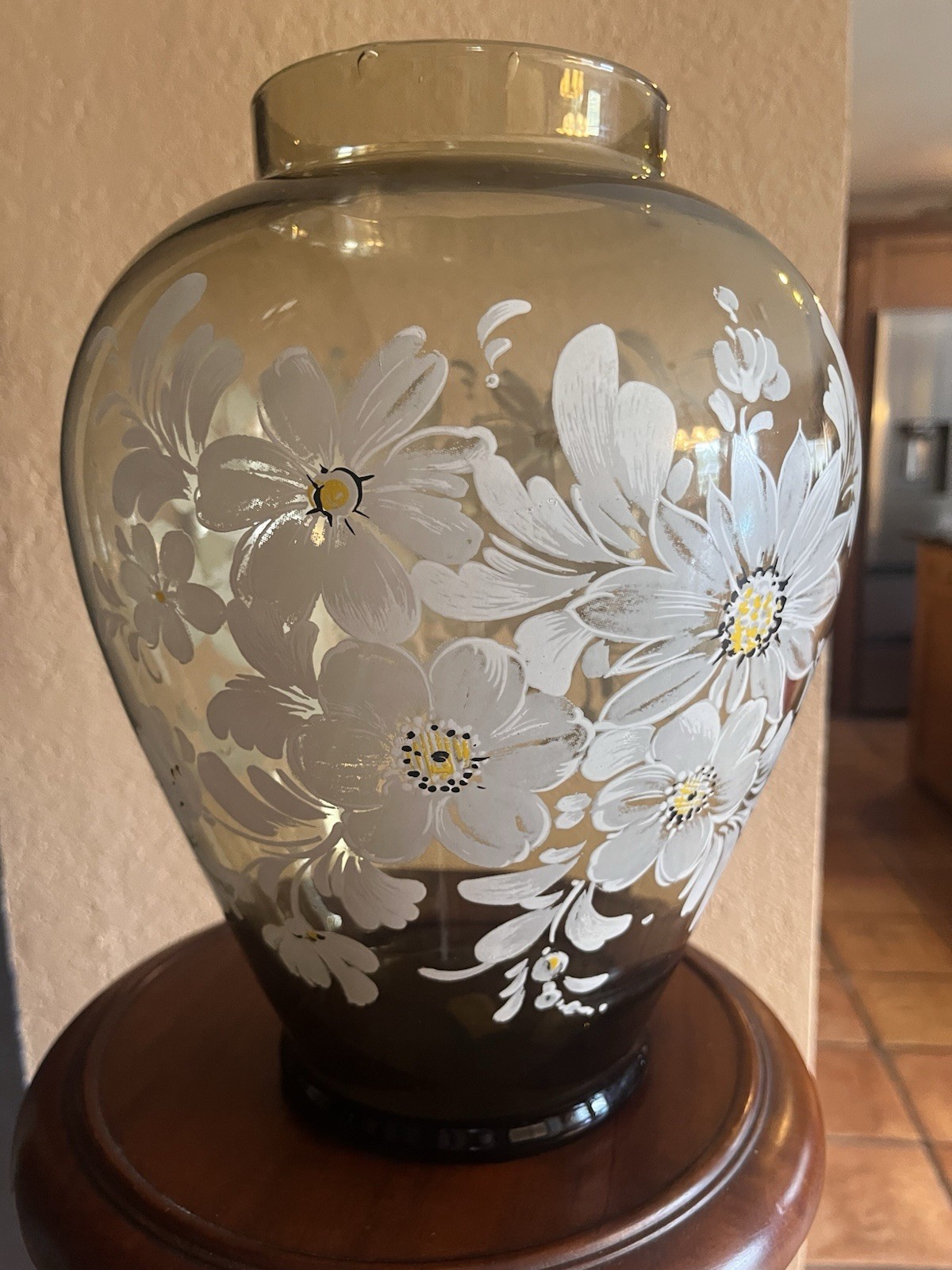 Norleans Italy Large Hand Painted Vintage Vase