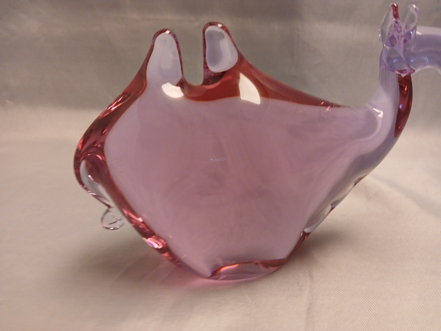 Camel Hand Crafted Figurine Glass Czech Republic Miloslav Janků Paperweight