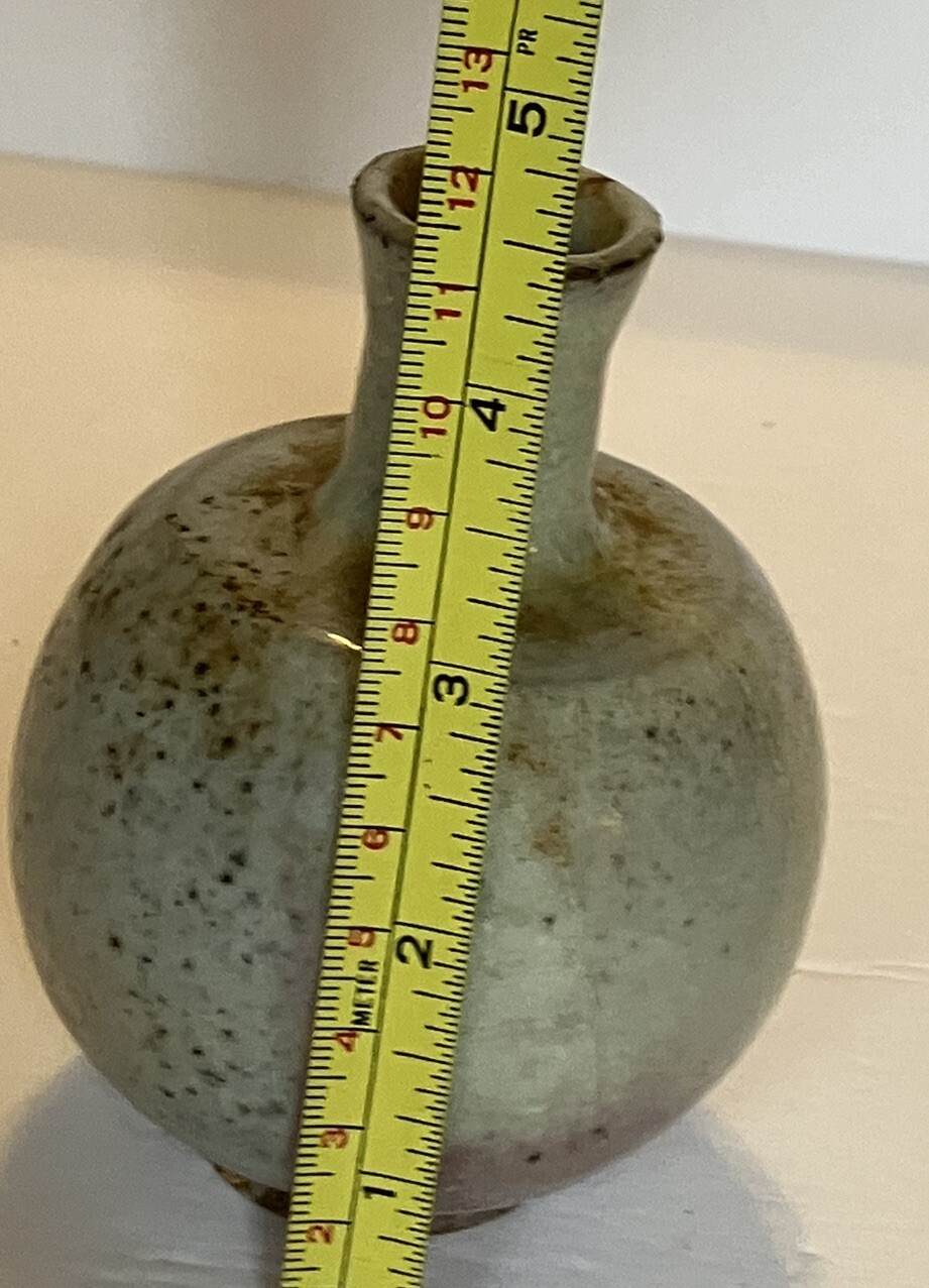 Studio Pottery Glazed Bud Vase 4.5 Inches