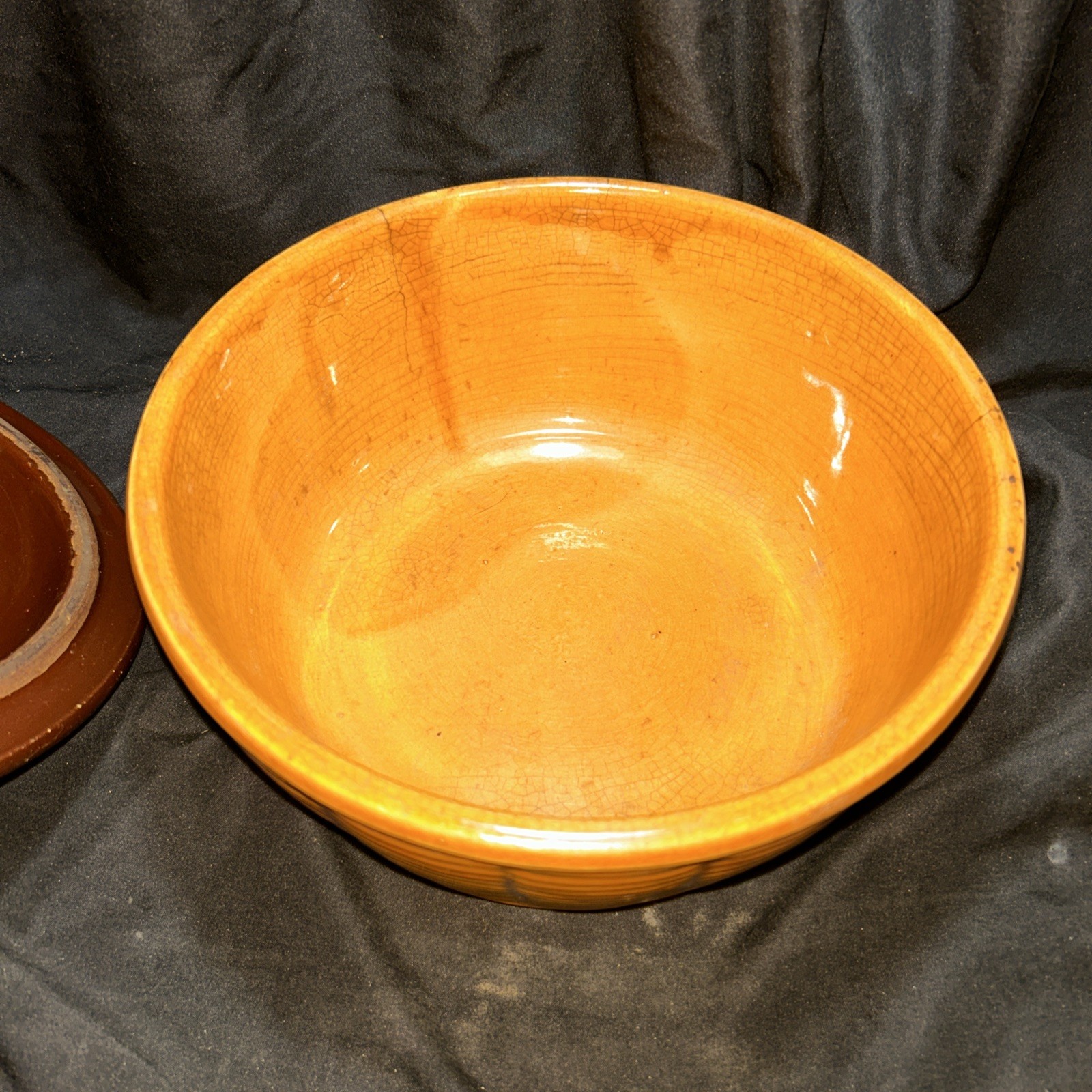 Vintage Heirloom Covered Baker/Roaster #803 Oven Safe Basketweave Pattern