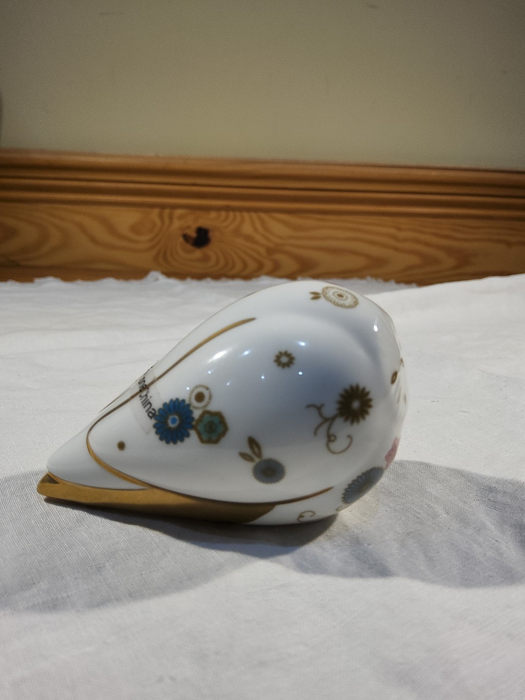 Aynsley Miniature Porcelain Owl Fine Bone China